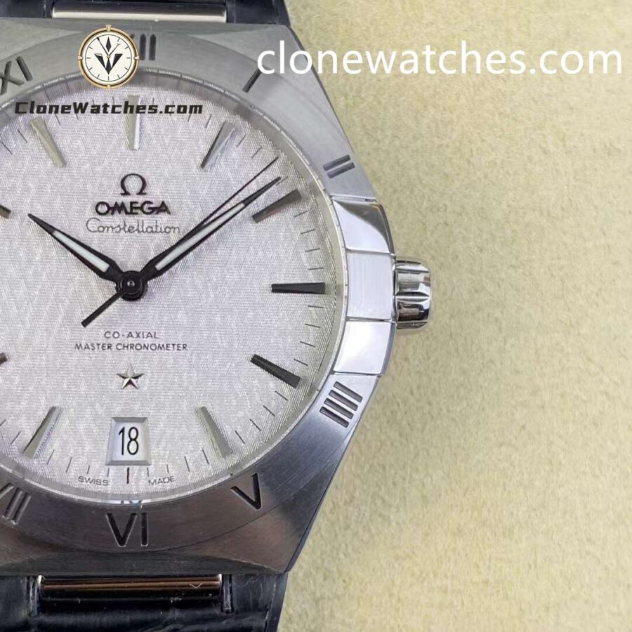 OMEGA Super Clone Watches 1:1 Constellation Steel On Rubber Strap 131.12.41.21.06.001 41mm