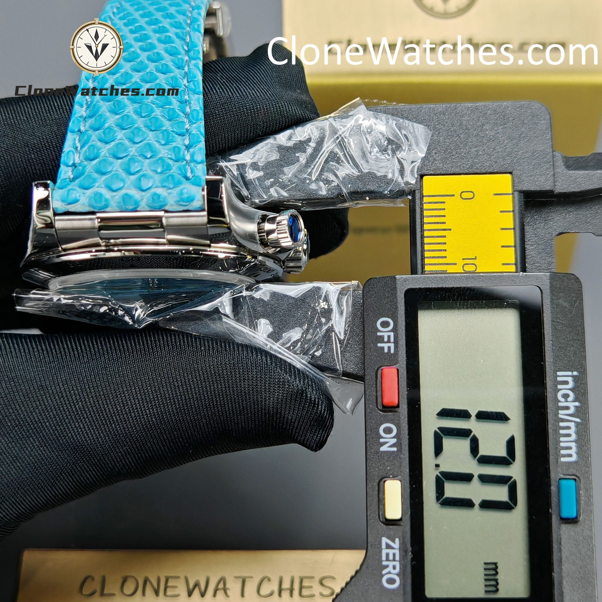 Rolex Super Clone Watches 1:1 Daytona M116519 Beach Blue 4130 Movement