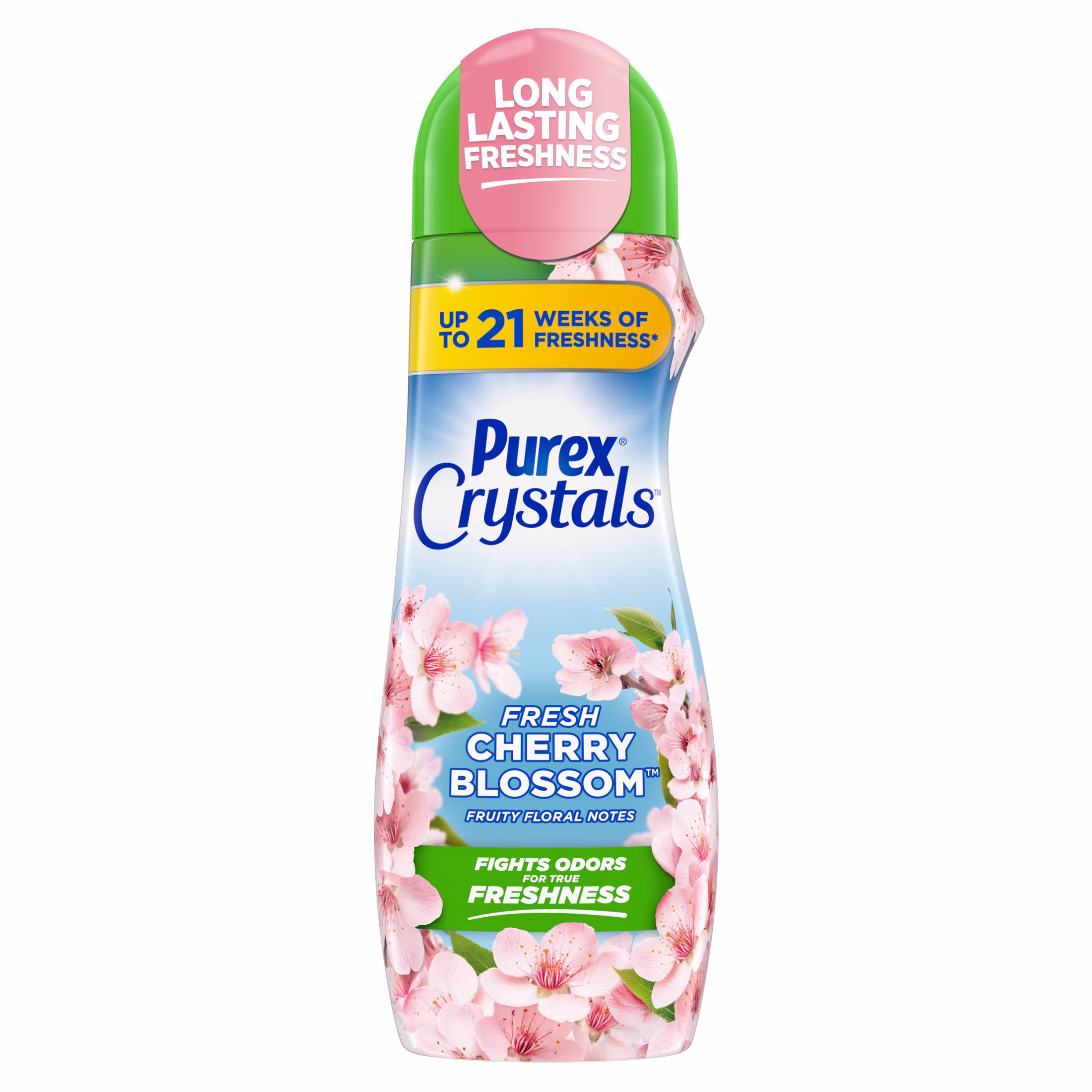 Purex Crystals Scent Booster, Fresh Cherry Blossom, 21oz
