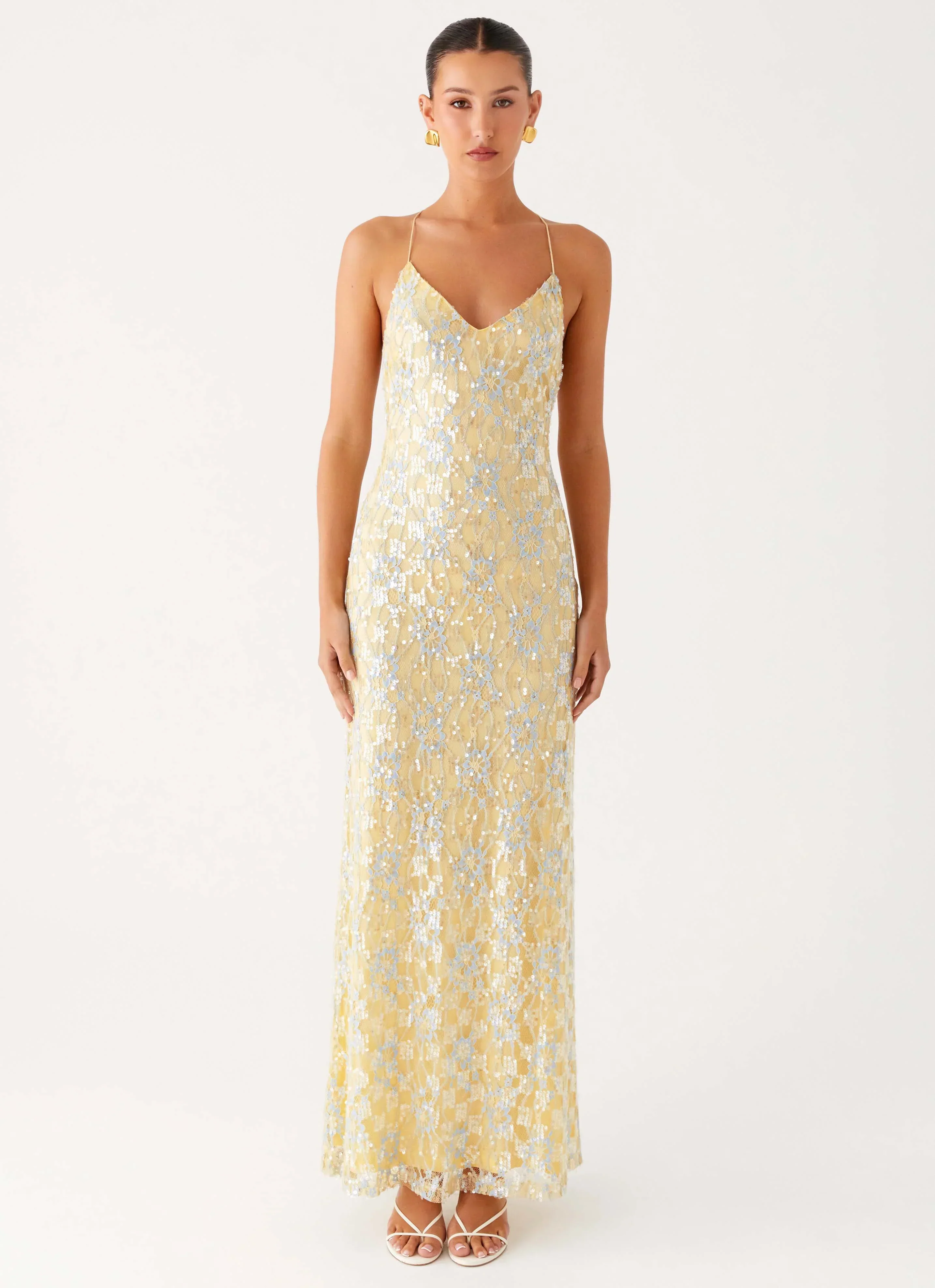 Truly Mine Maxi Dress - Yellow