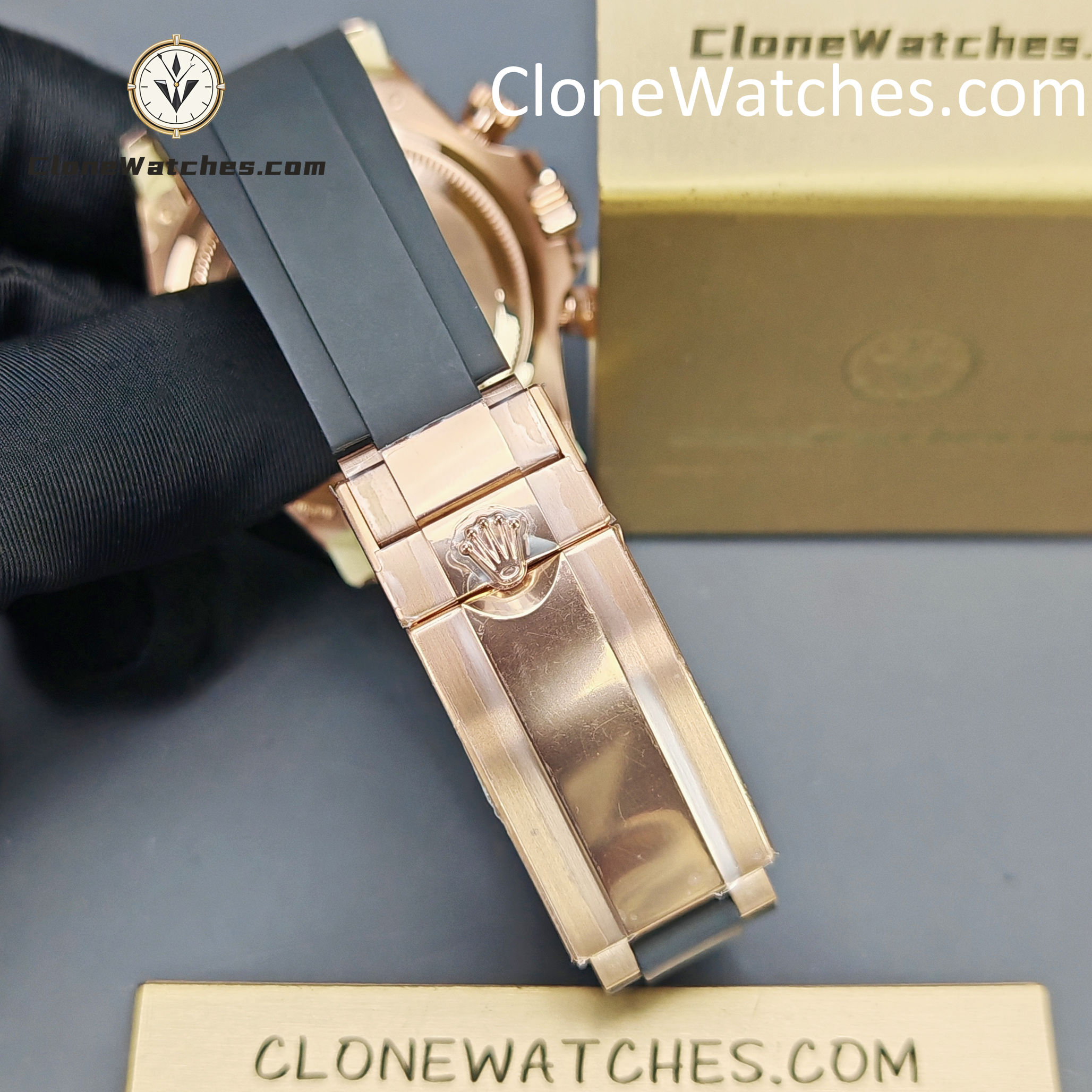 Rolex Super Clone Watches 1:1 Daytona Rose Gold M126515ln-0004 4131 Movement