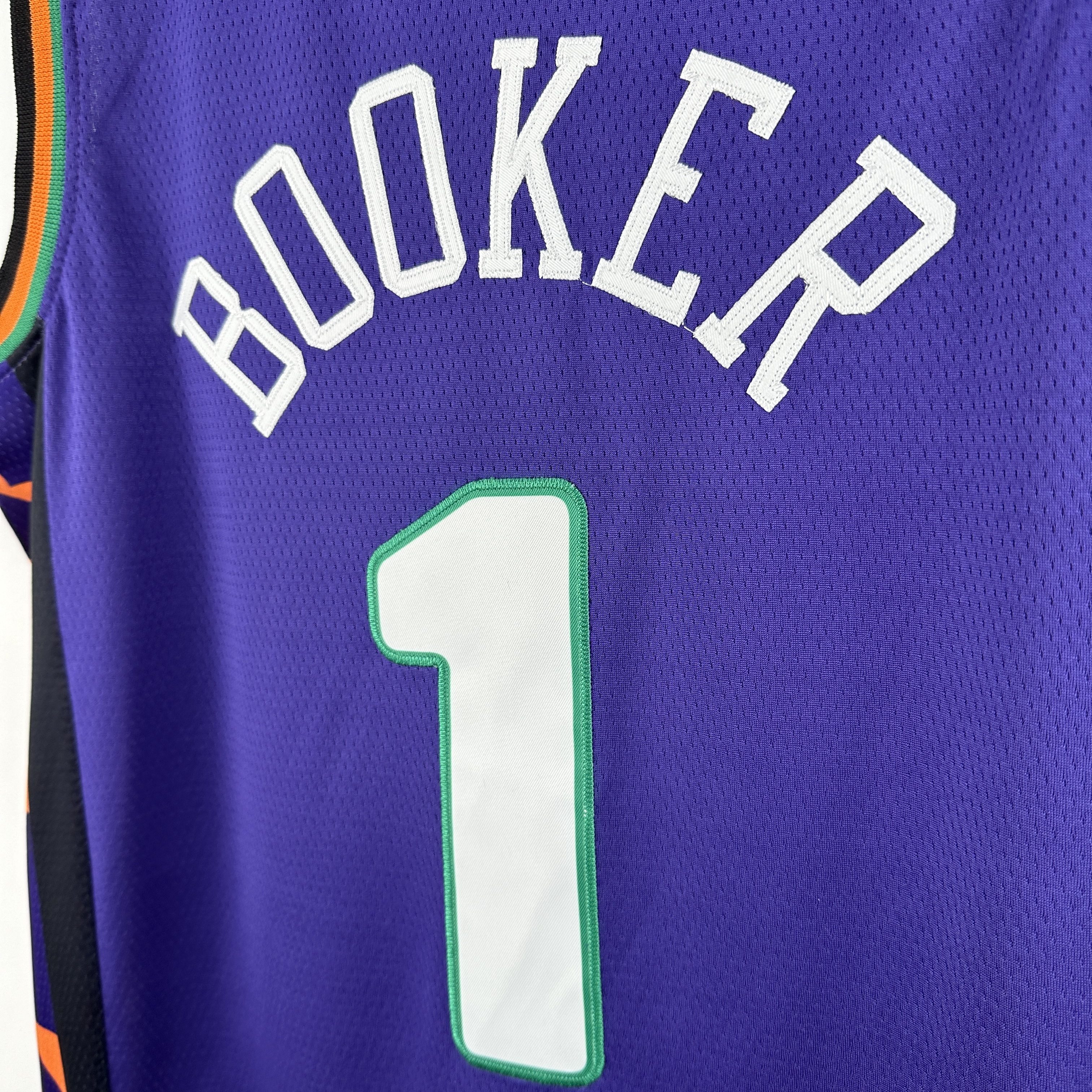 Embroidered 25th Season Suns City Edition No. 1 Booker
