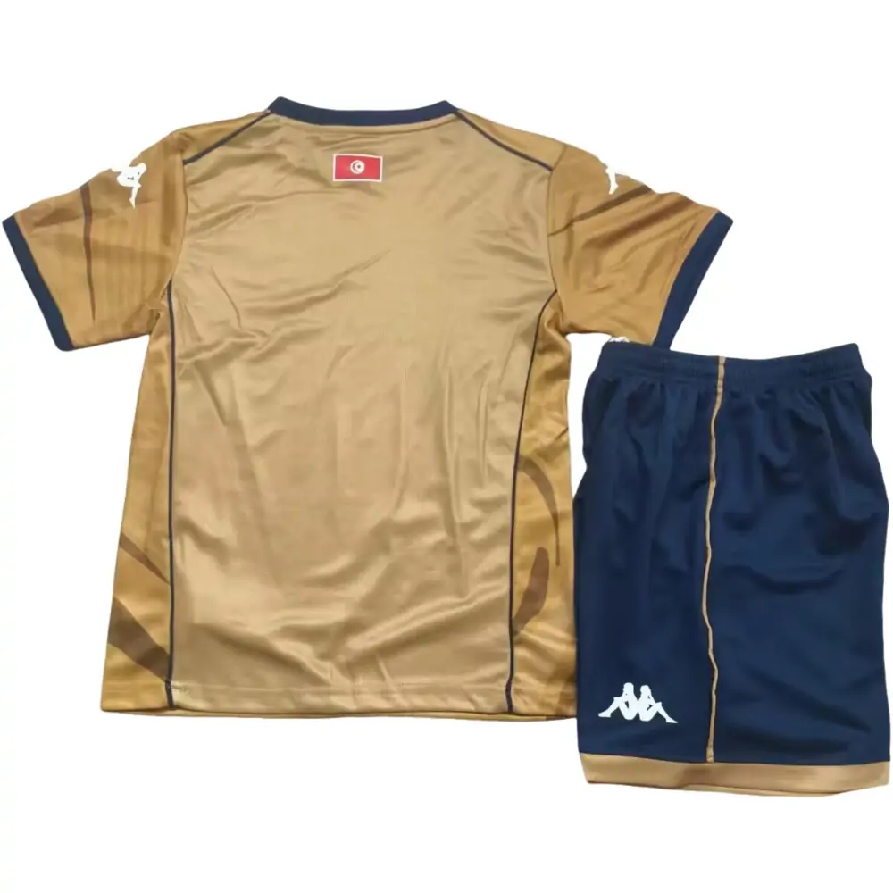2025-26 Tunisia Second Away Jersey Children's Set - Fans Edition