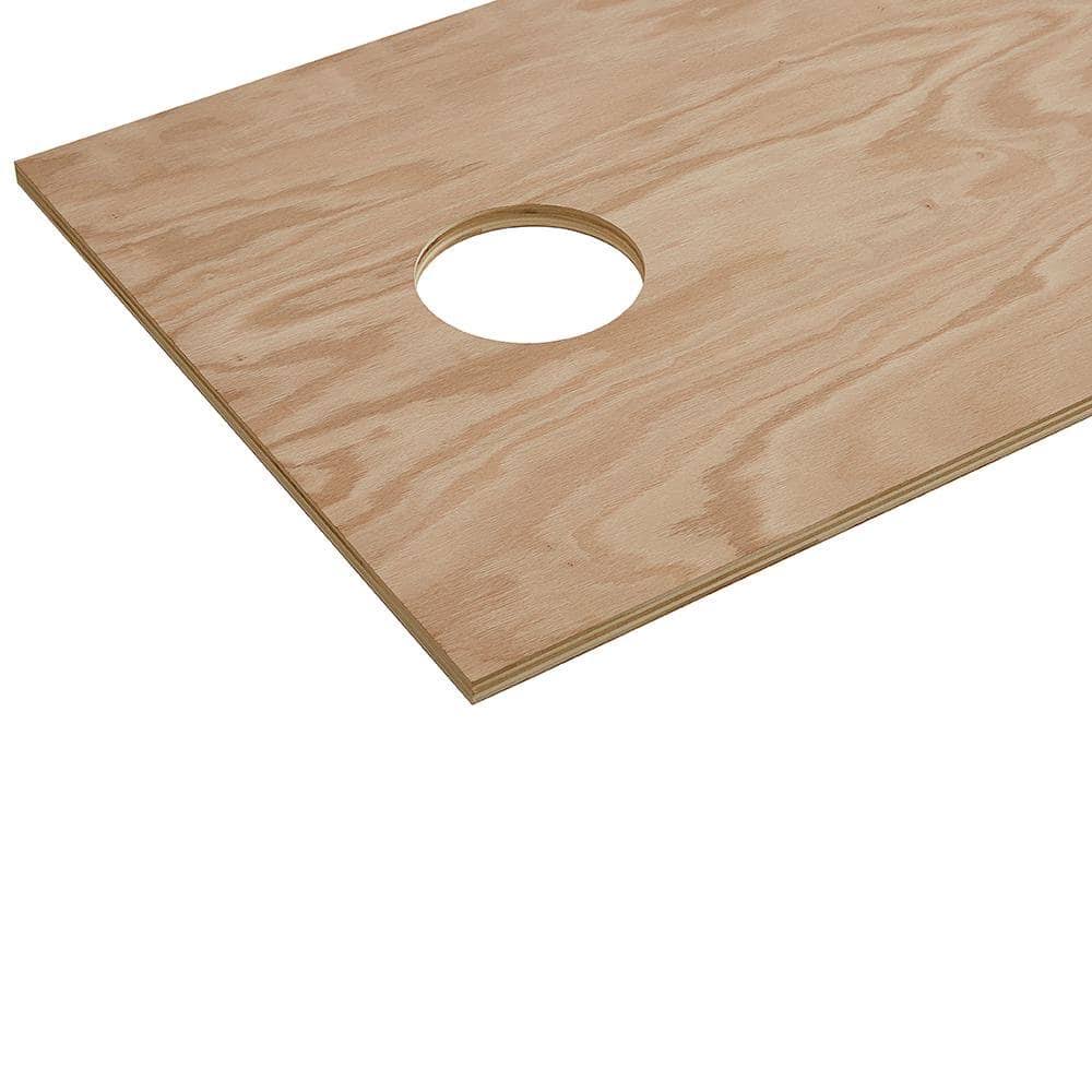 PureBond 3/4 in. x 2 ft. x 4 ft. Red Oak Plywood Corn Hole Board Top, Red Oak Wood 5510"
