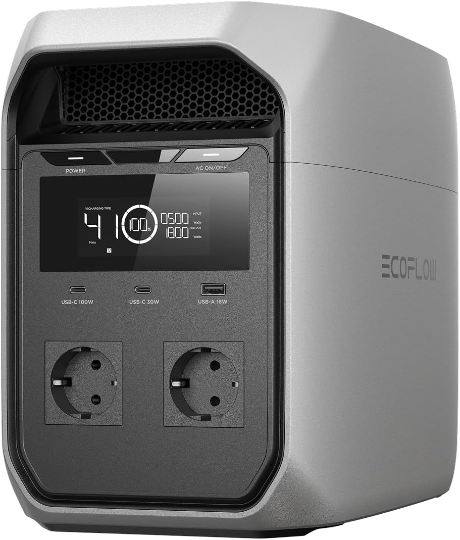 Station électrique portable DELTA 3 Classic 1024 Wh 1800W crête 3600W USB C 100W charge 1h