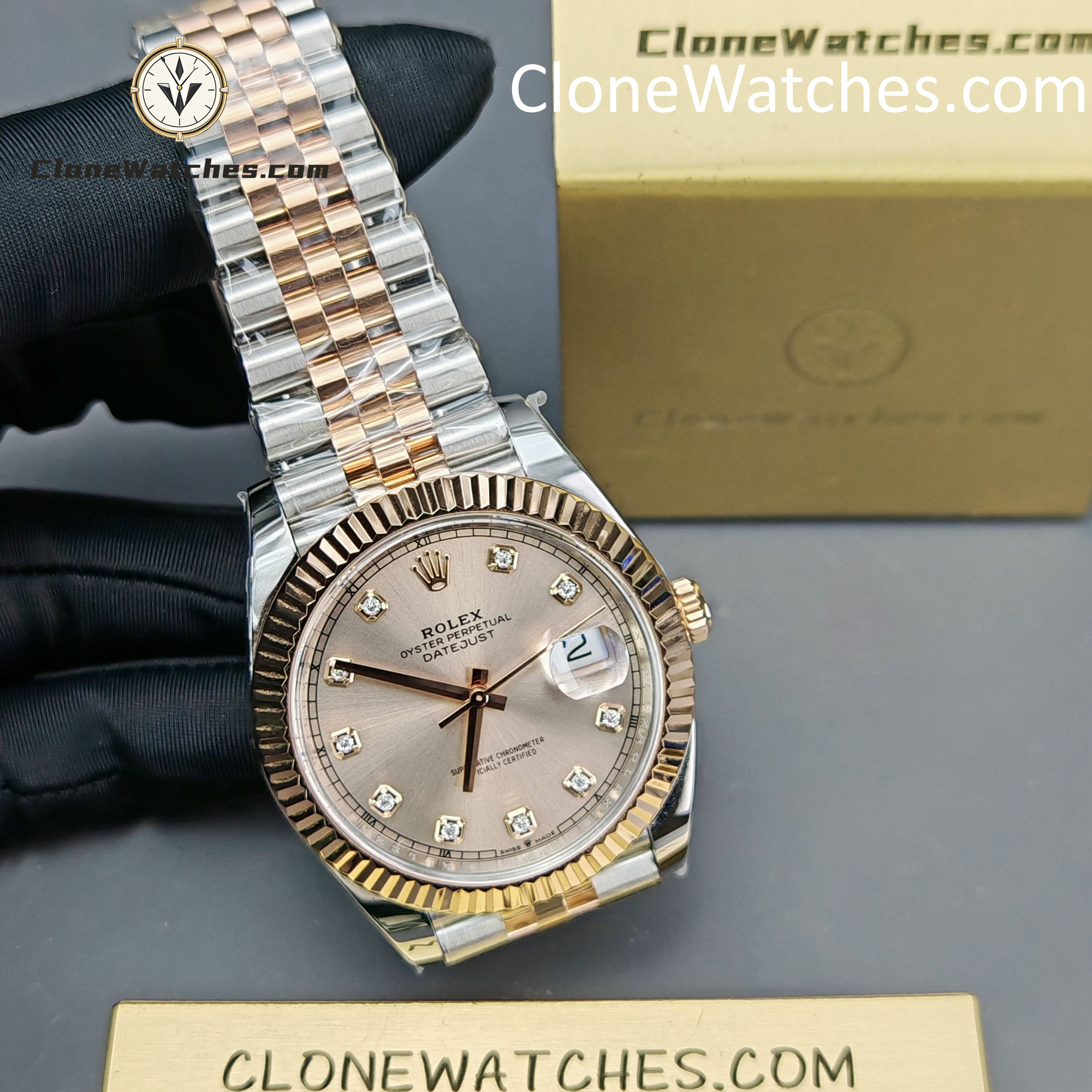 Rolex Super Clone Watch 1:1 DateJust m126331-0008 Jubilee 41MM 3235 Movement