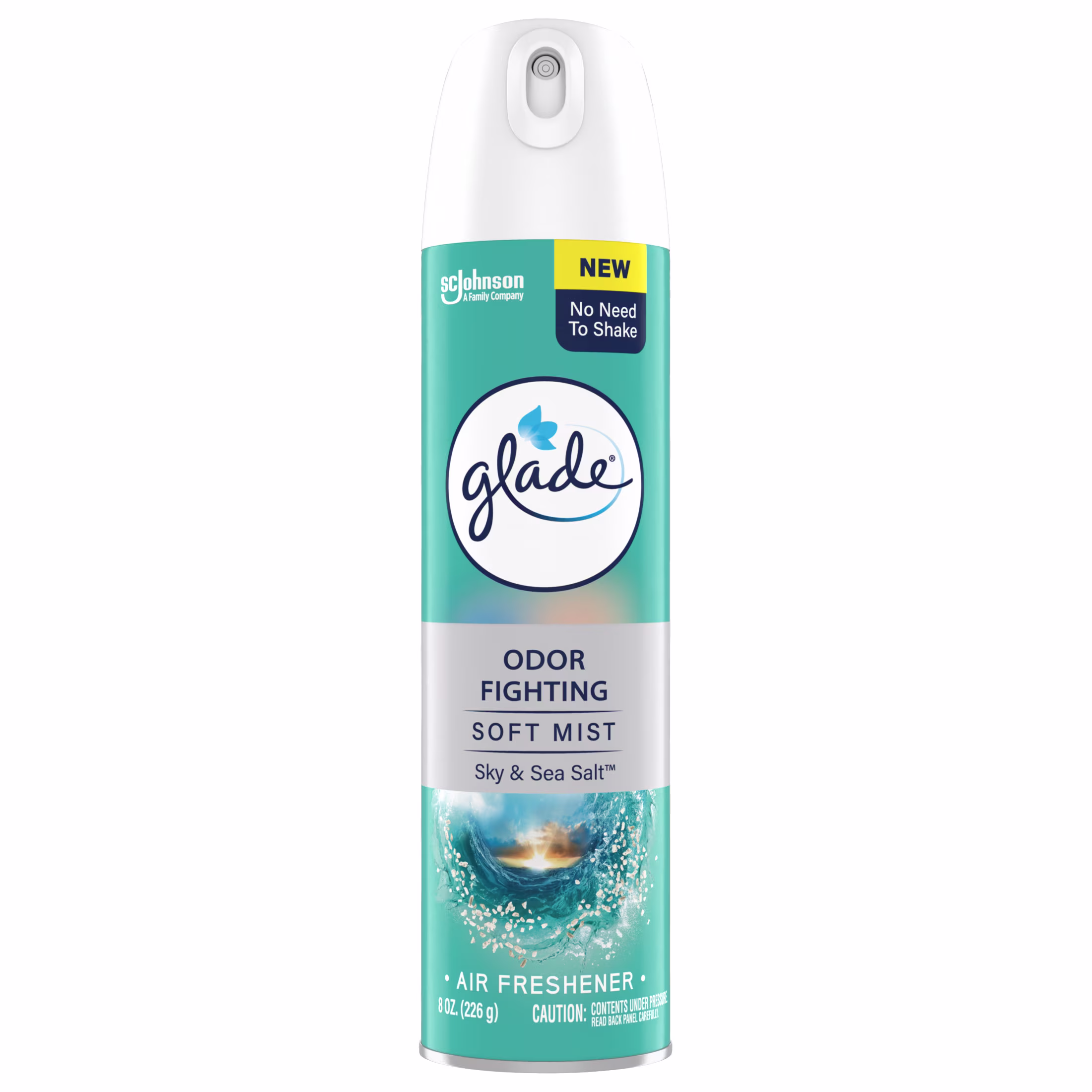 (6 pack) Glade Air Freshener Spray, Sky and Sea Salt scent, Infused with Essential Oils, 8 oz