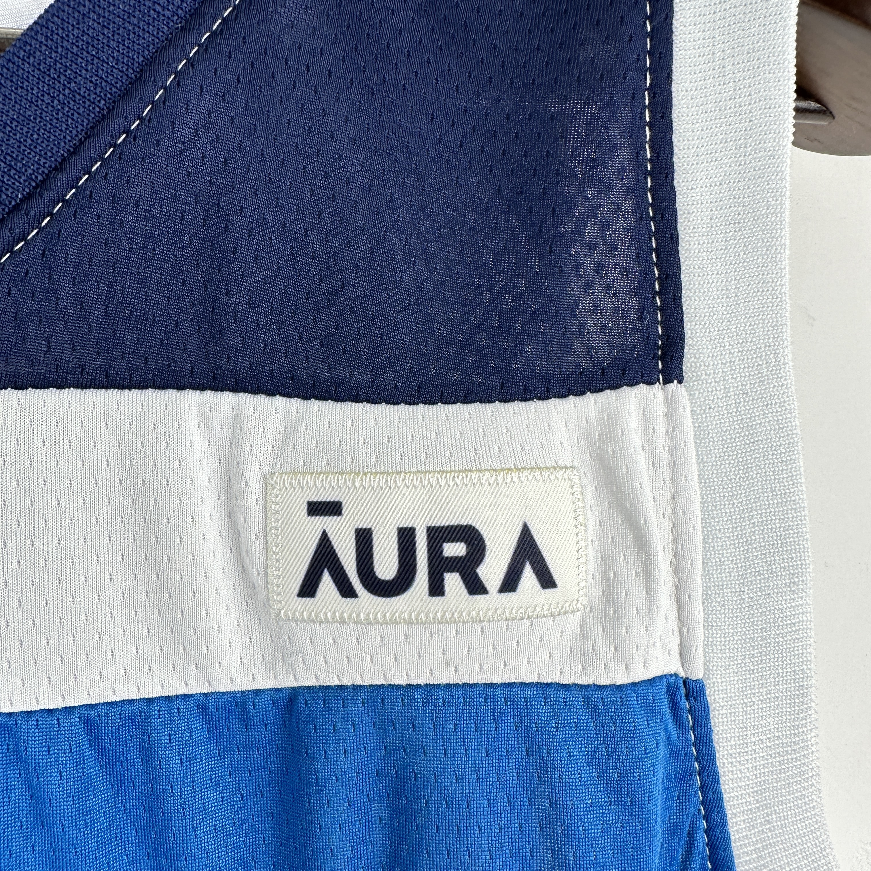 Embroidery Timberwolves White No. 5 Edwards