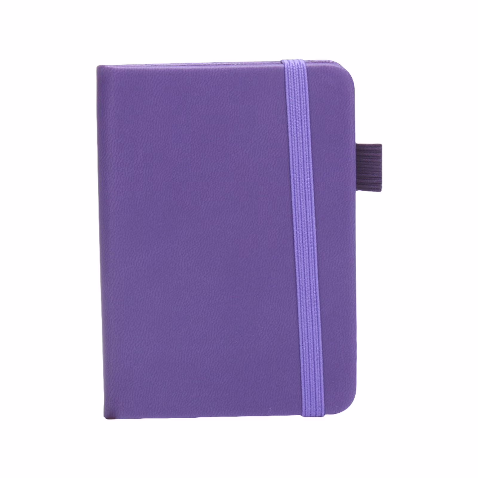 Back to Schol!Blecry Pocket Small Notebook Journal, Hardcover College Ruled Lined Notepad with Pen Holder, Mini Memo Book for Women and Schol , Purple