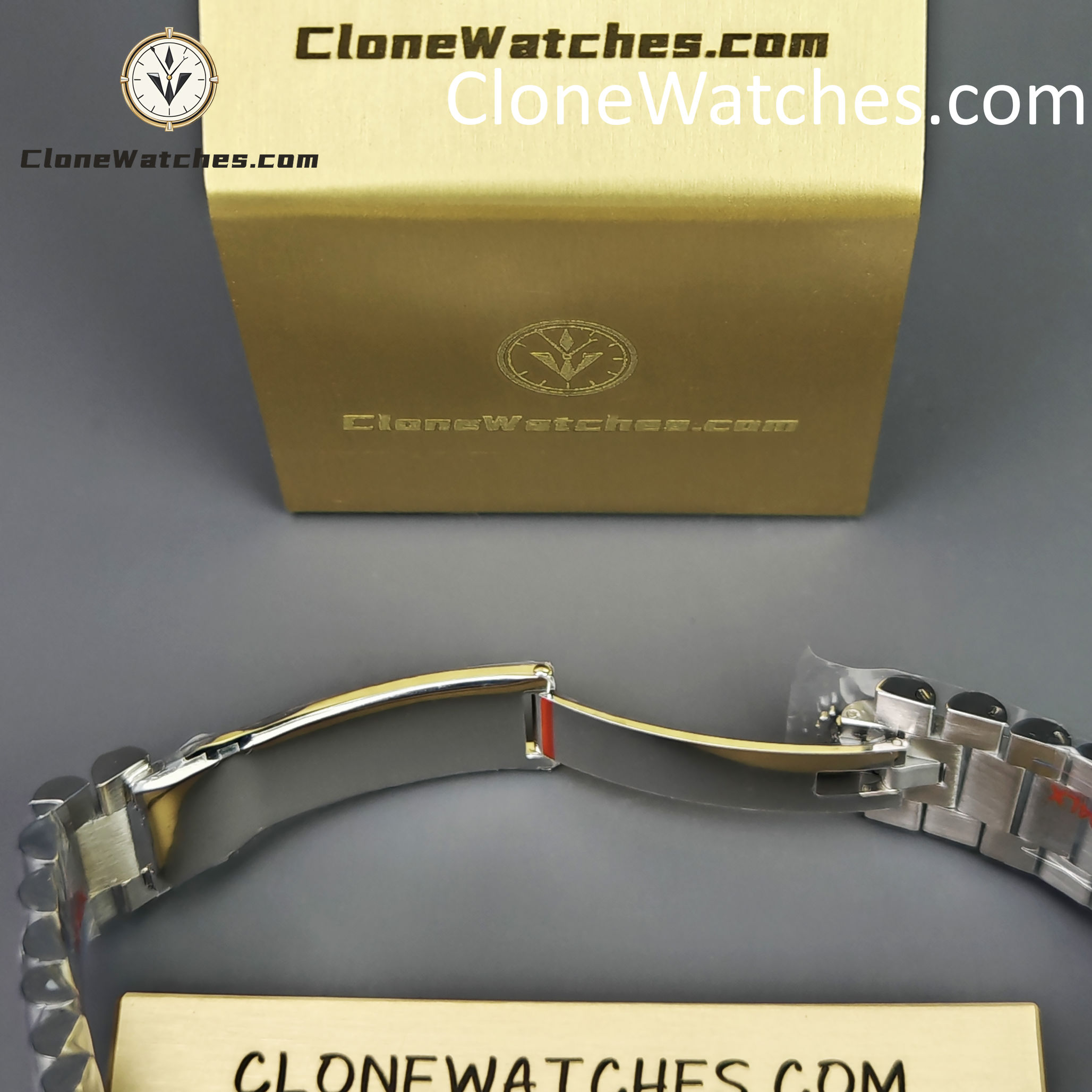 Rolex Super Clone Watches 1:1 Day Date Grey Dial 40mm m228239-0060 Presidential Bracelet