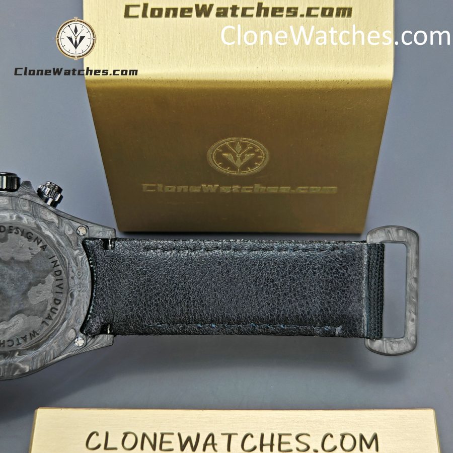 Rolex Super Clone Watches 1:1 Skeleton Daytona Carbon NTPT DIW 4130 Movement