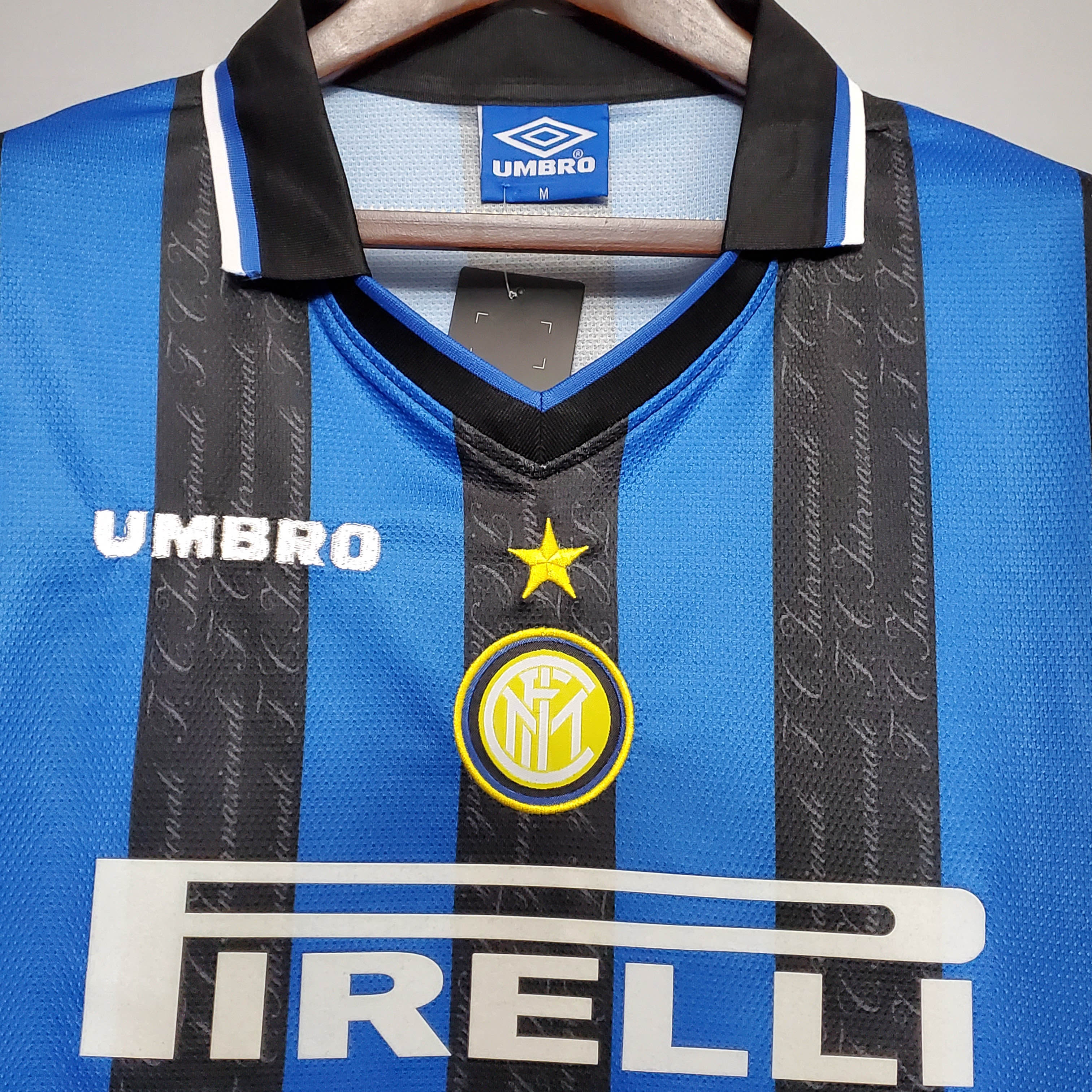 1997/1998 Retro Internazionale Milan Home Football Jersey 1:1 Thai Quality - Fans Edition