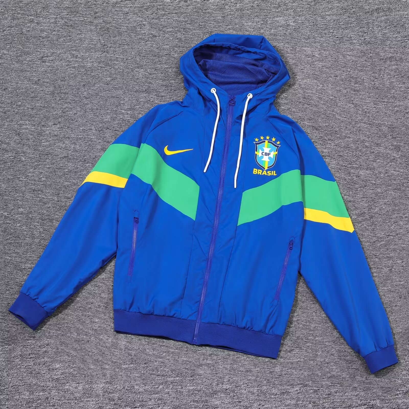 2024/25 Brazil National Team Blue Windbreaker