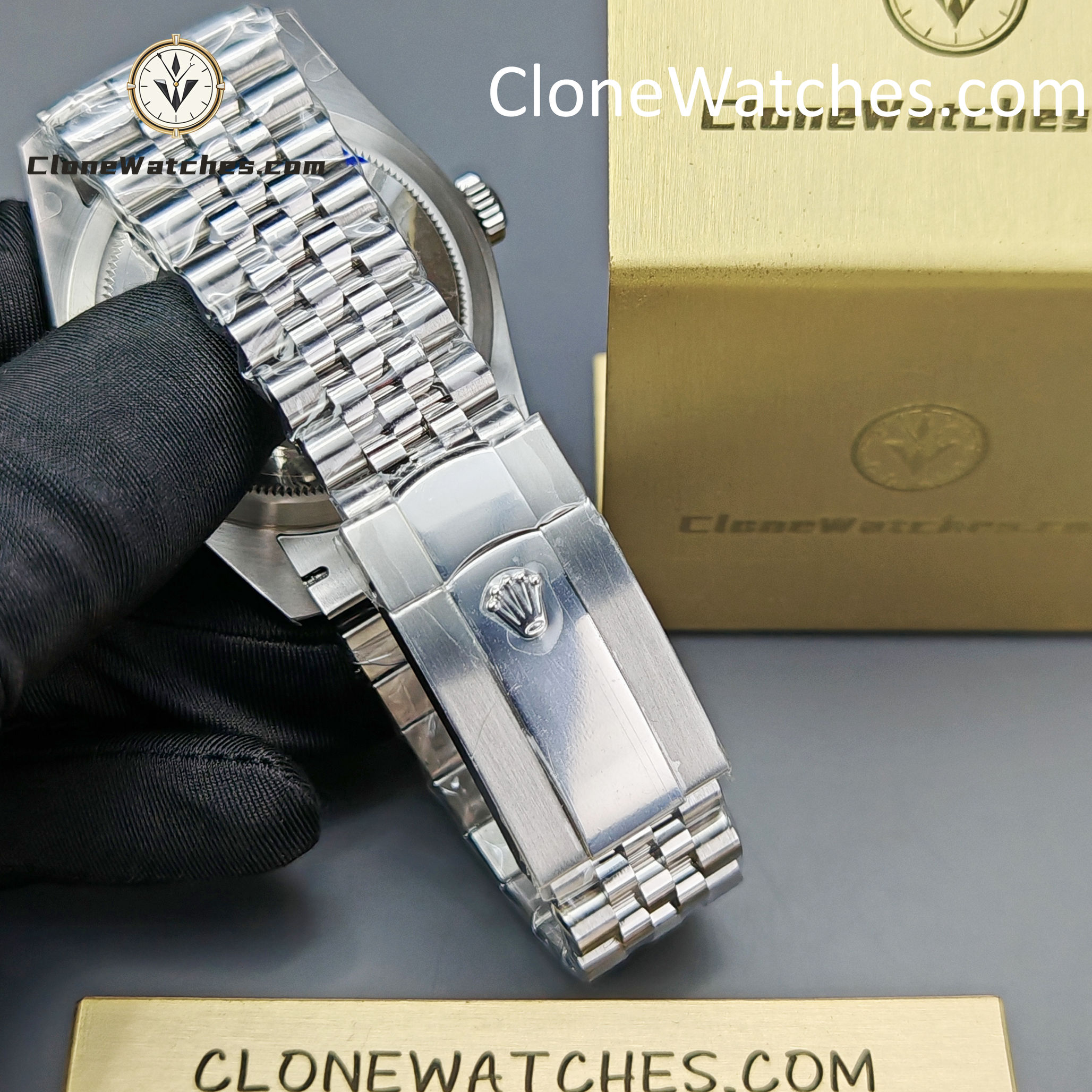 Rolex Super Clone Watches 1:1 Sky Dweller Black Dial Jubilee M336934 9002 Movement