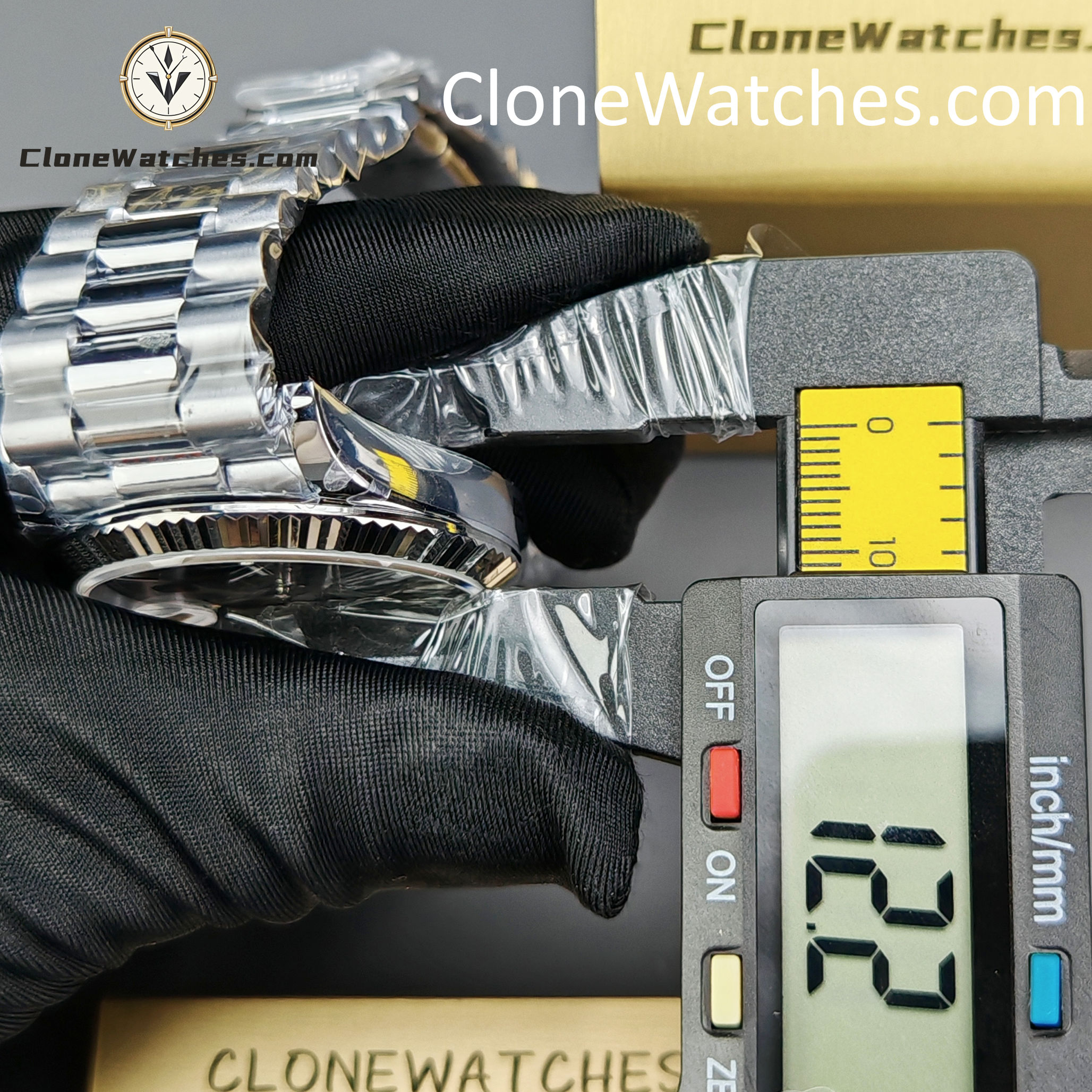 Rolex Super Clone Watches 1:1 Day Date Black Dial 40mm m228239-0005 3255 Movement