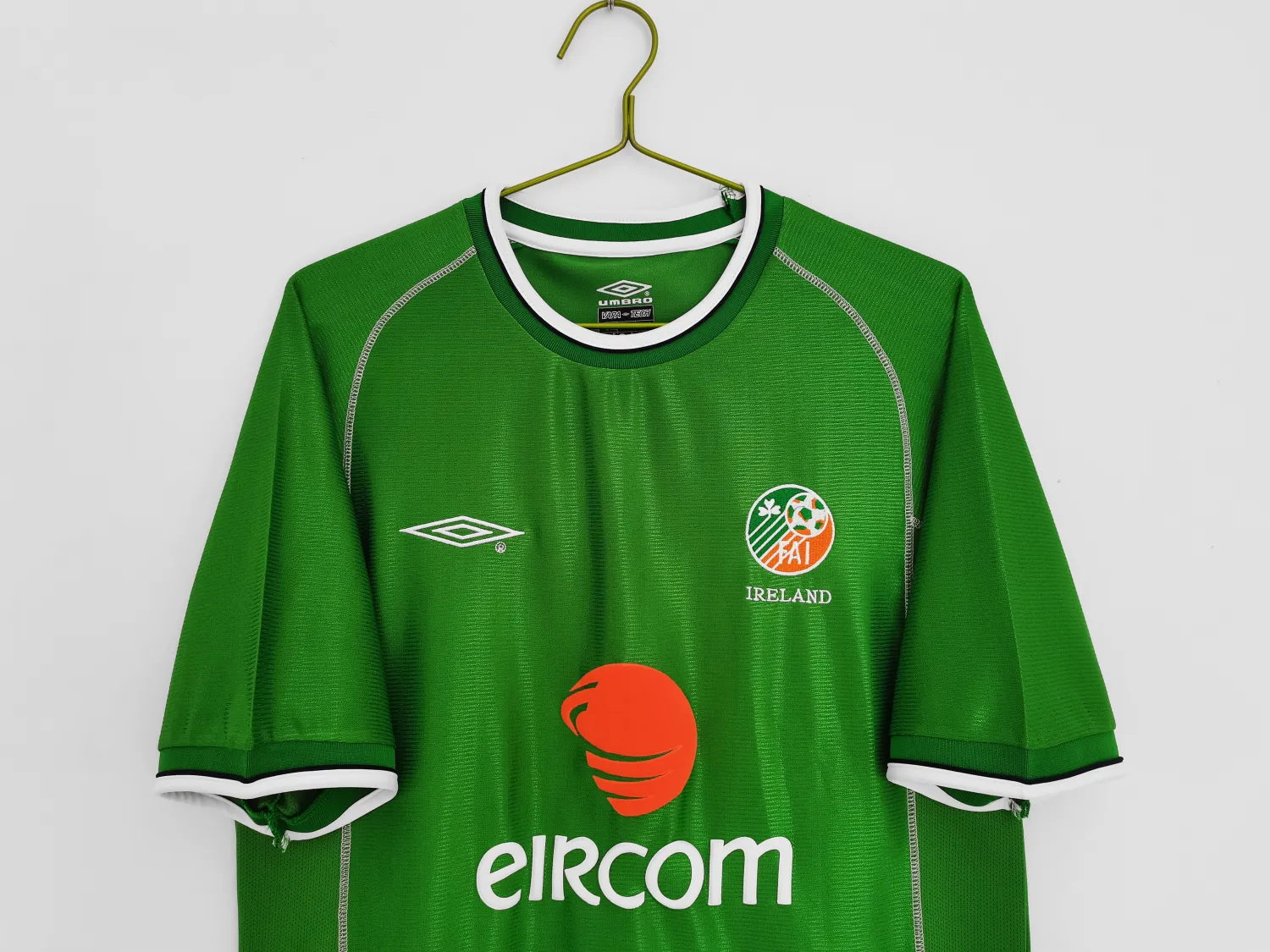2002 Ireland home retro jersey - Fans Edition