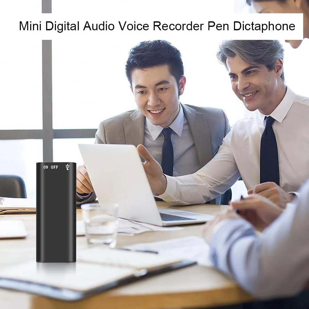 Secret Hidden Voice Recorder – Voice Activated, Smart Noise Reduction, Auto File Save