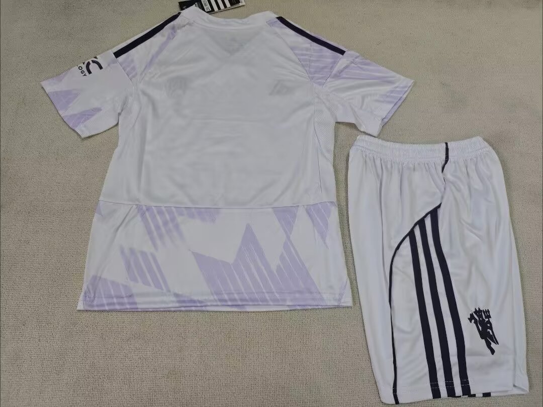 25-26 Manchester United Away Kit - Kids