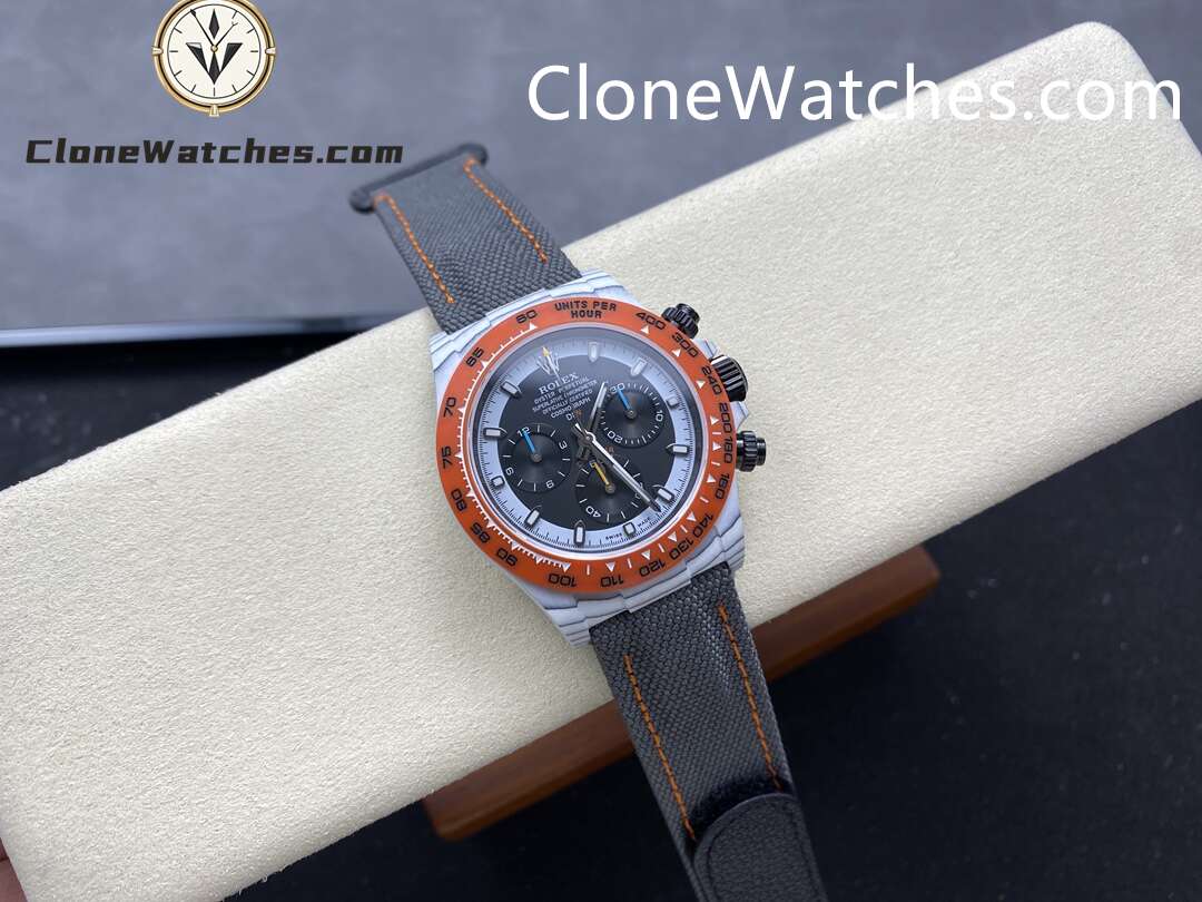 Modified Super Clone Watches 1:1 DiW Rolex Daytona Quartz Fiber OCELLARIS