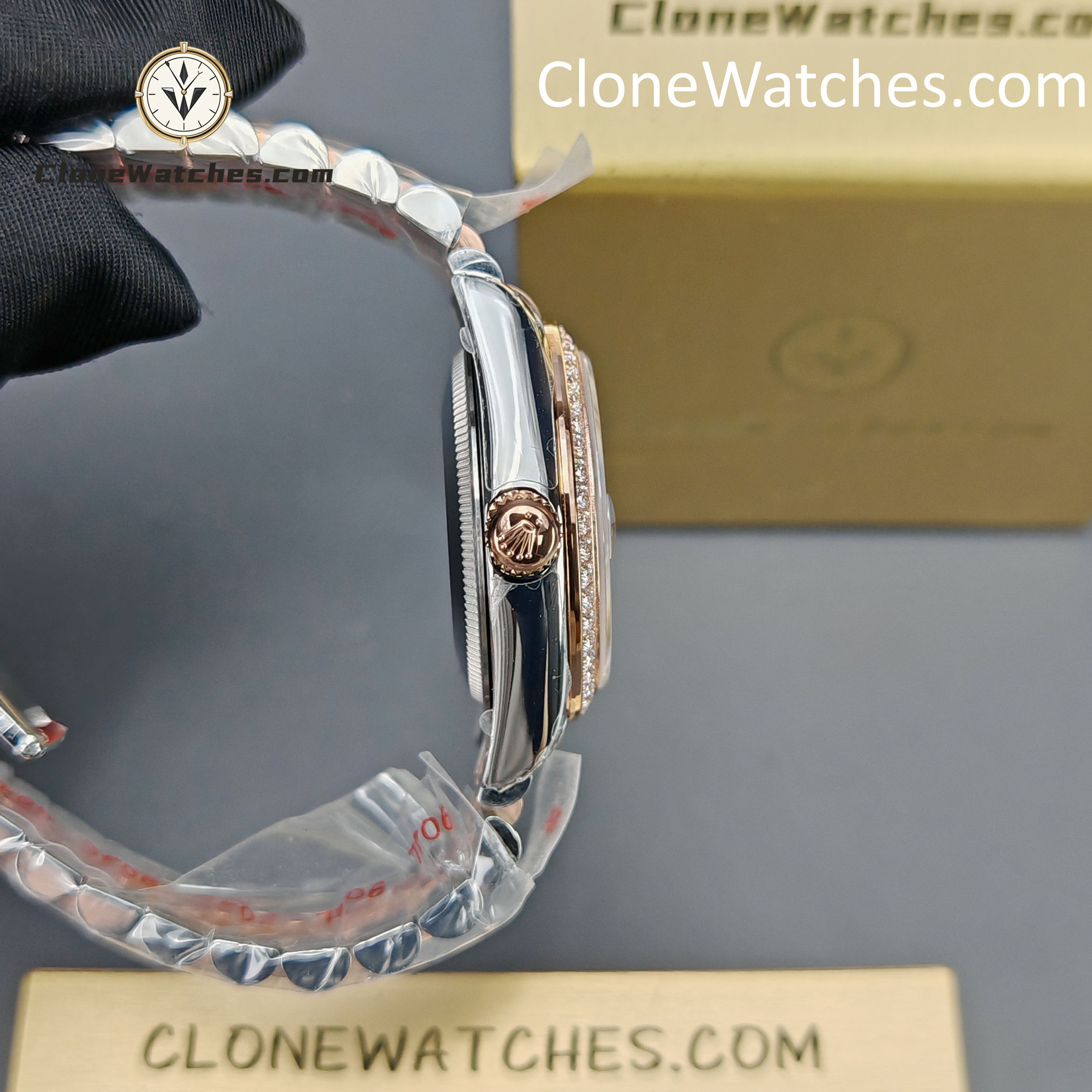 Rolex Super Clone Watches 1:1 DateJust m278381rbr-0020 Jubilee 31MM 2236 Movement