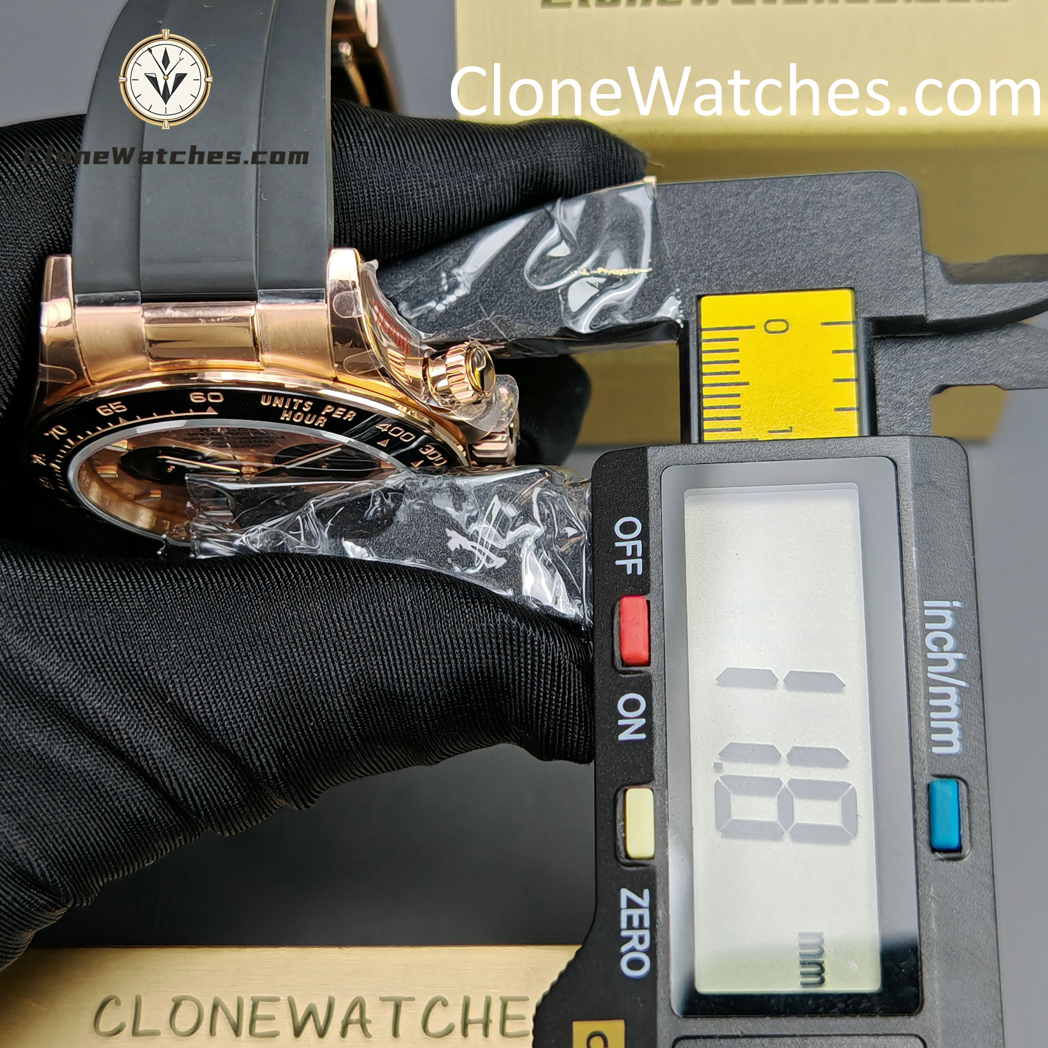 Rolex Super Clone Watches 1:1 Daytona Rose Gold M126515ln-0006 4131 Movement