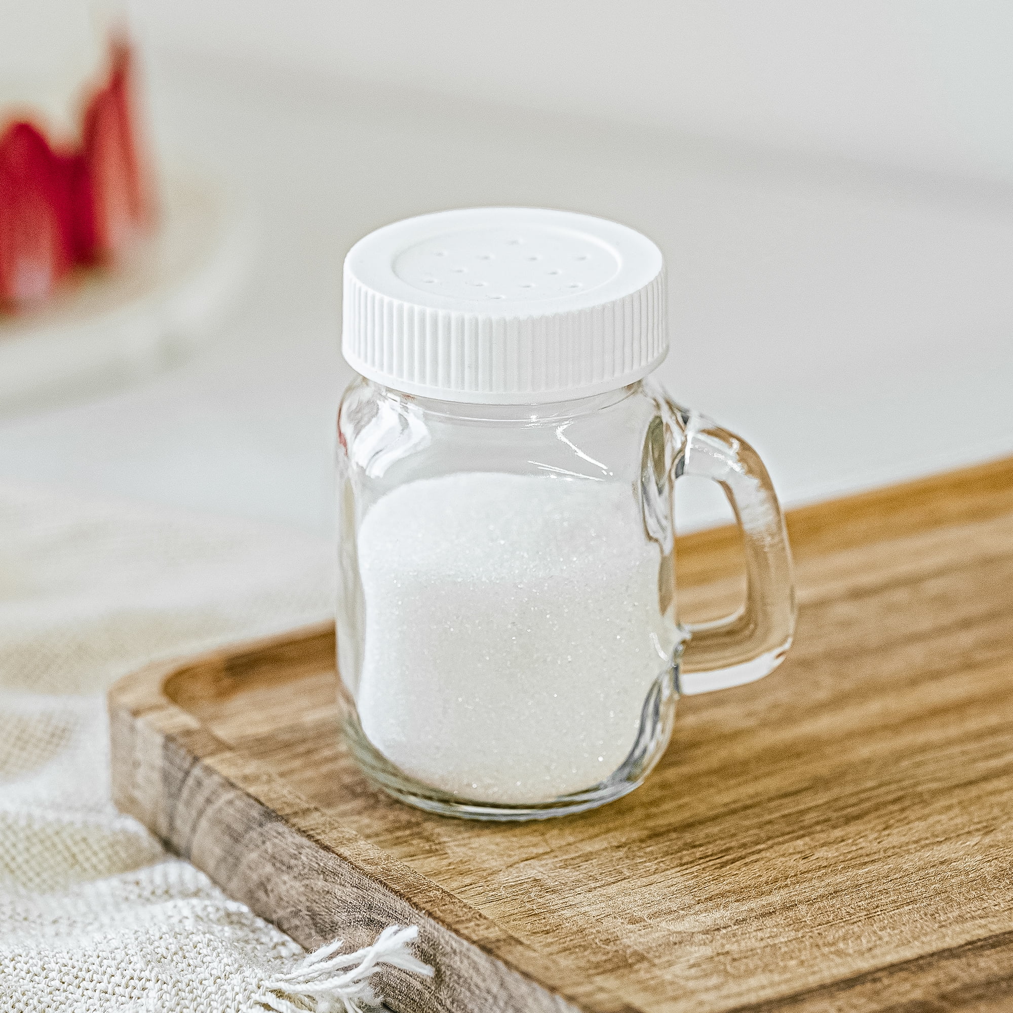Mainstays Glass Salt and Pepper Spice Shaker Bottle, 4 oz