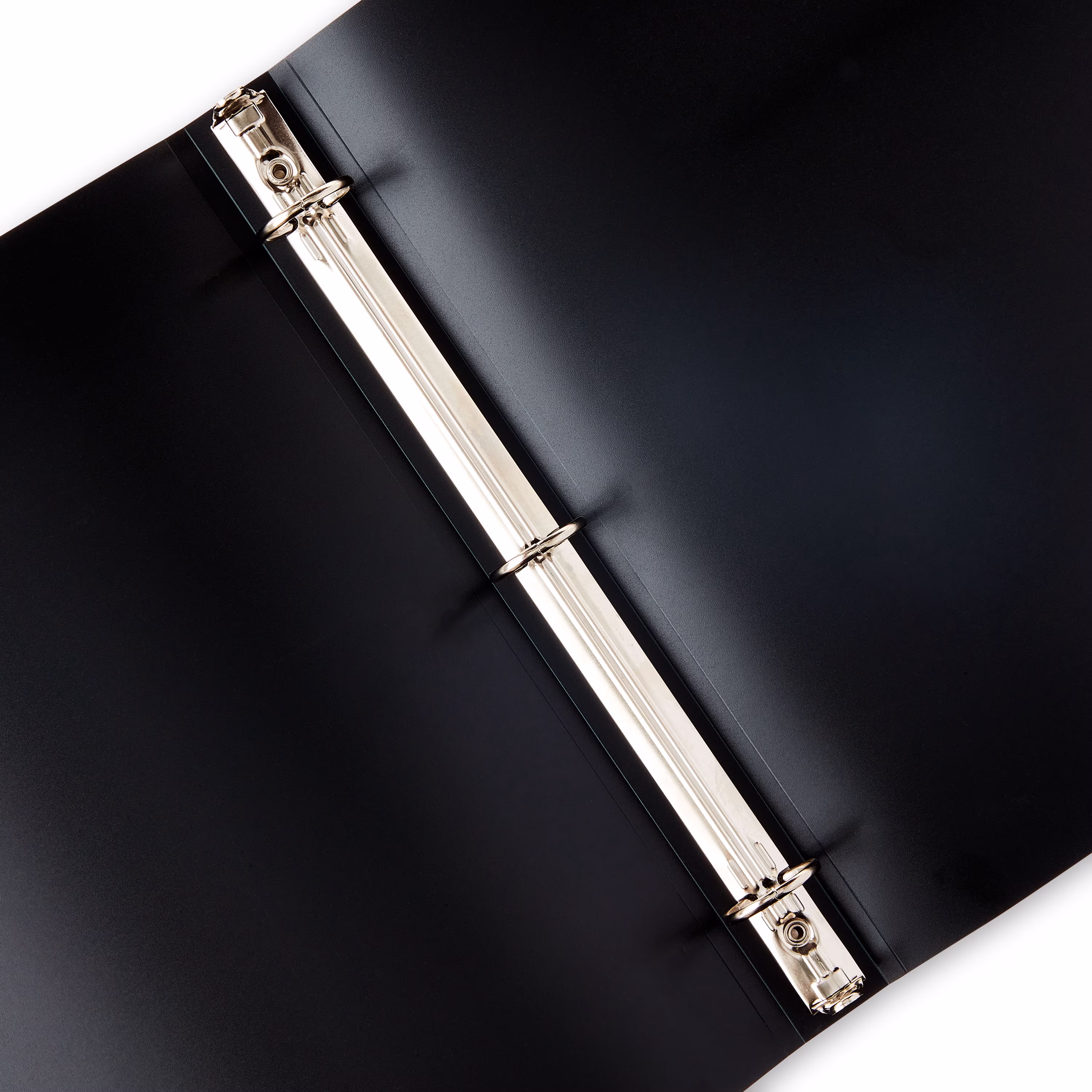 Pen+Gear Poly Standard 1 in Round-Ring Binder, Black