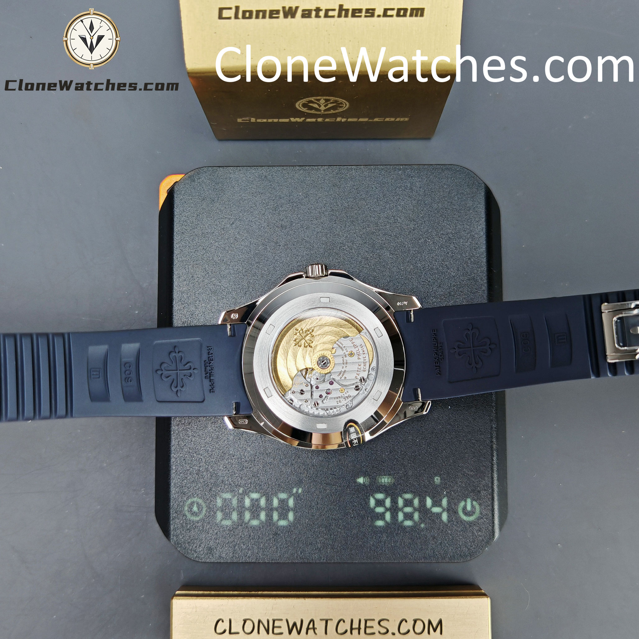Patek Philippe Super Clone Watches 1:1 Aquanaut 5168G-001 Jumbo Blue 42 mm