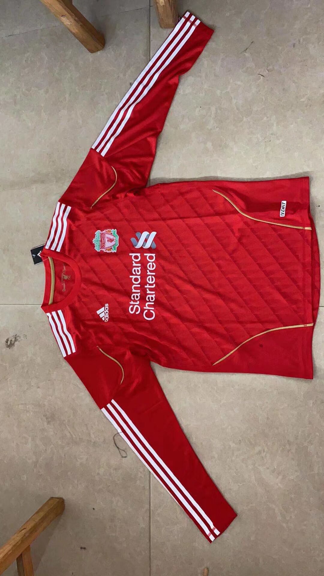 2010 long sleeve Liverpool home football jersey 1:1 Thai quality