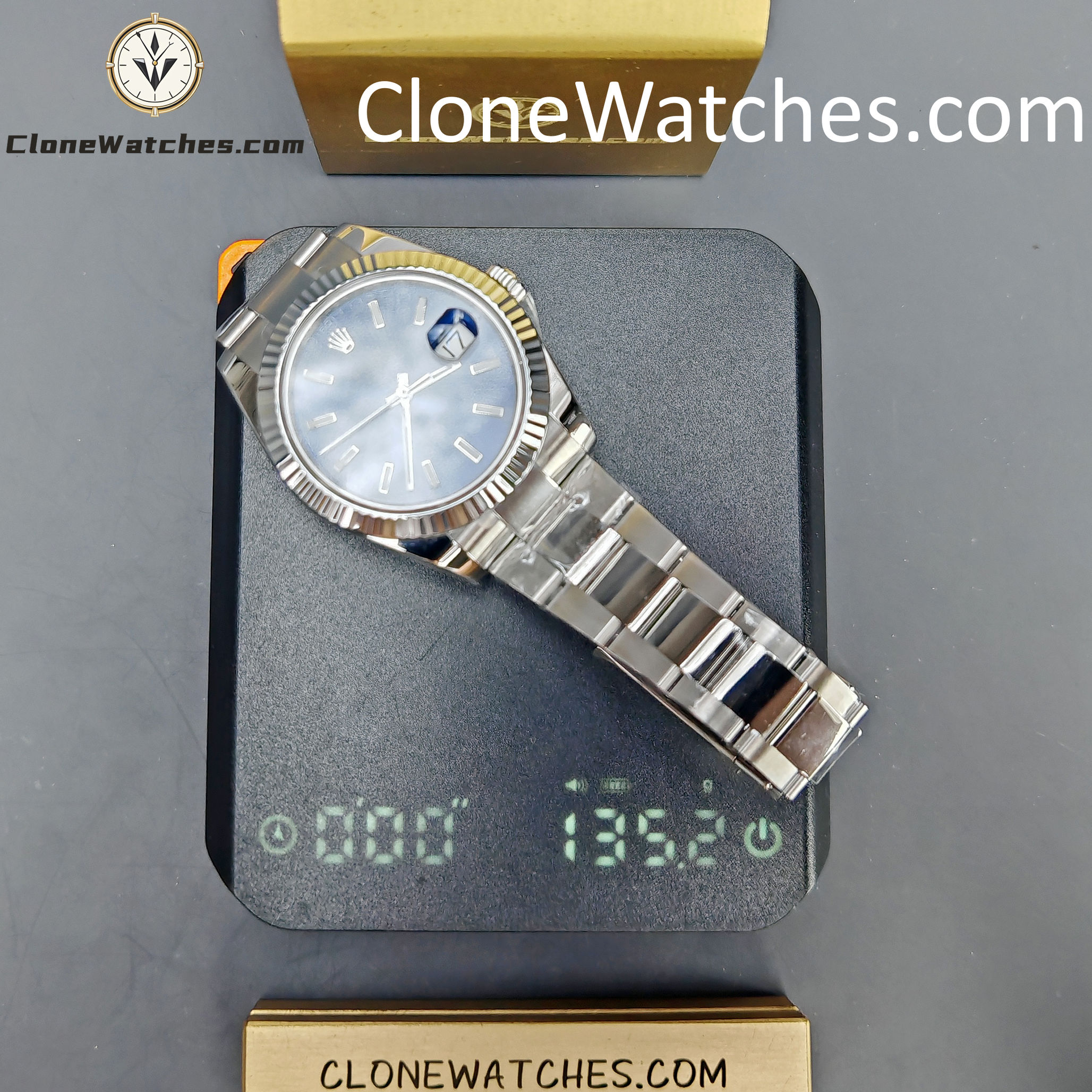 Rolex Super Clone Watches 1:1 DateJust Blue Dial m126334-0001 Oyster 41MM 3235 Movement