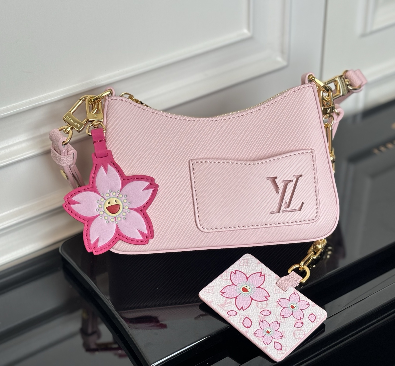 [TOP]Designer LV x TM Marellini Epi grained cowhide leather - Cheeky Pink