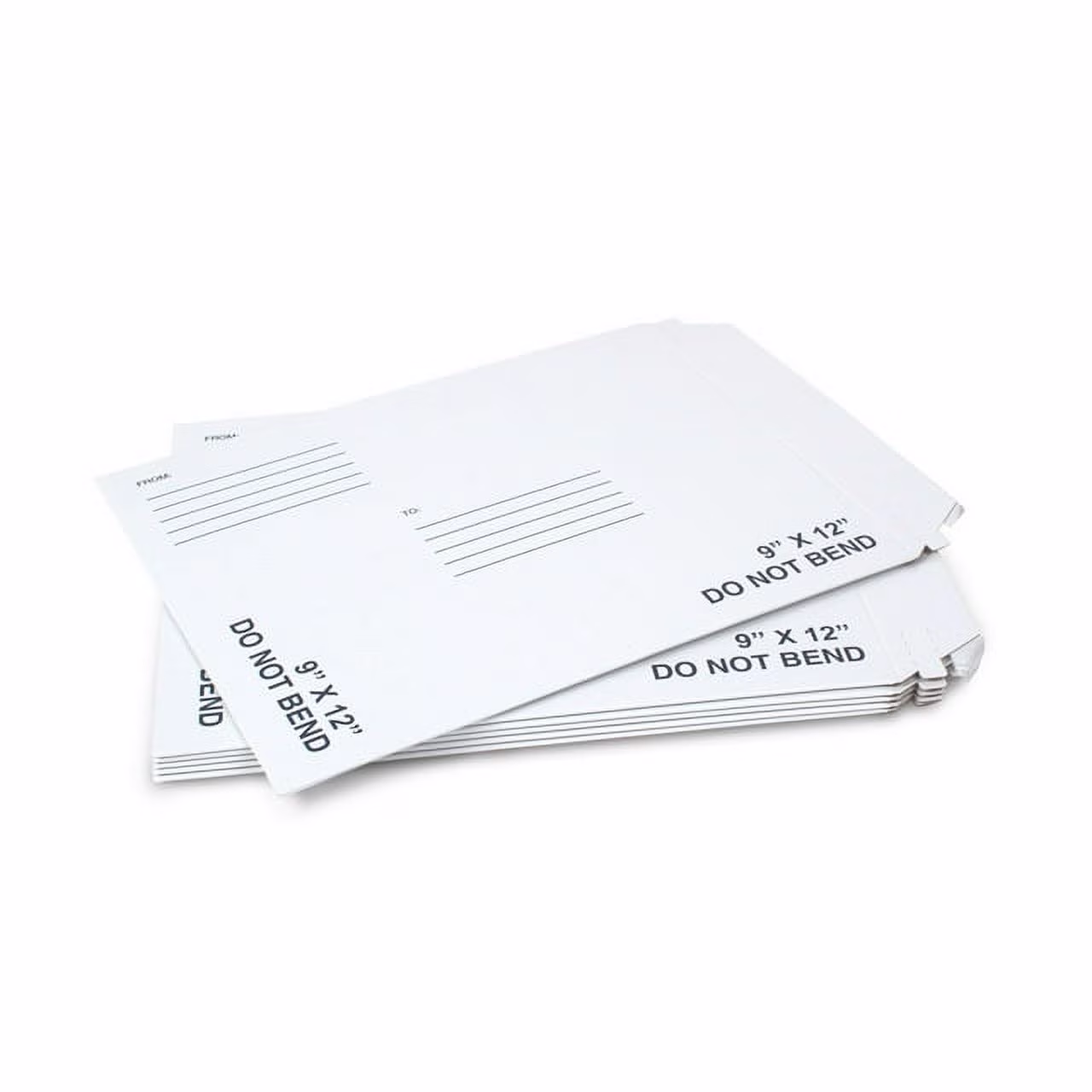 (5 pack) Pen+Gear Document Mailer, Self Seal Stay Flat Mailer, 9 in x 12 in, White