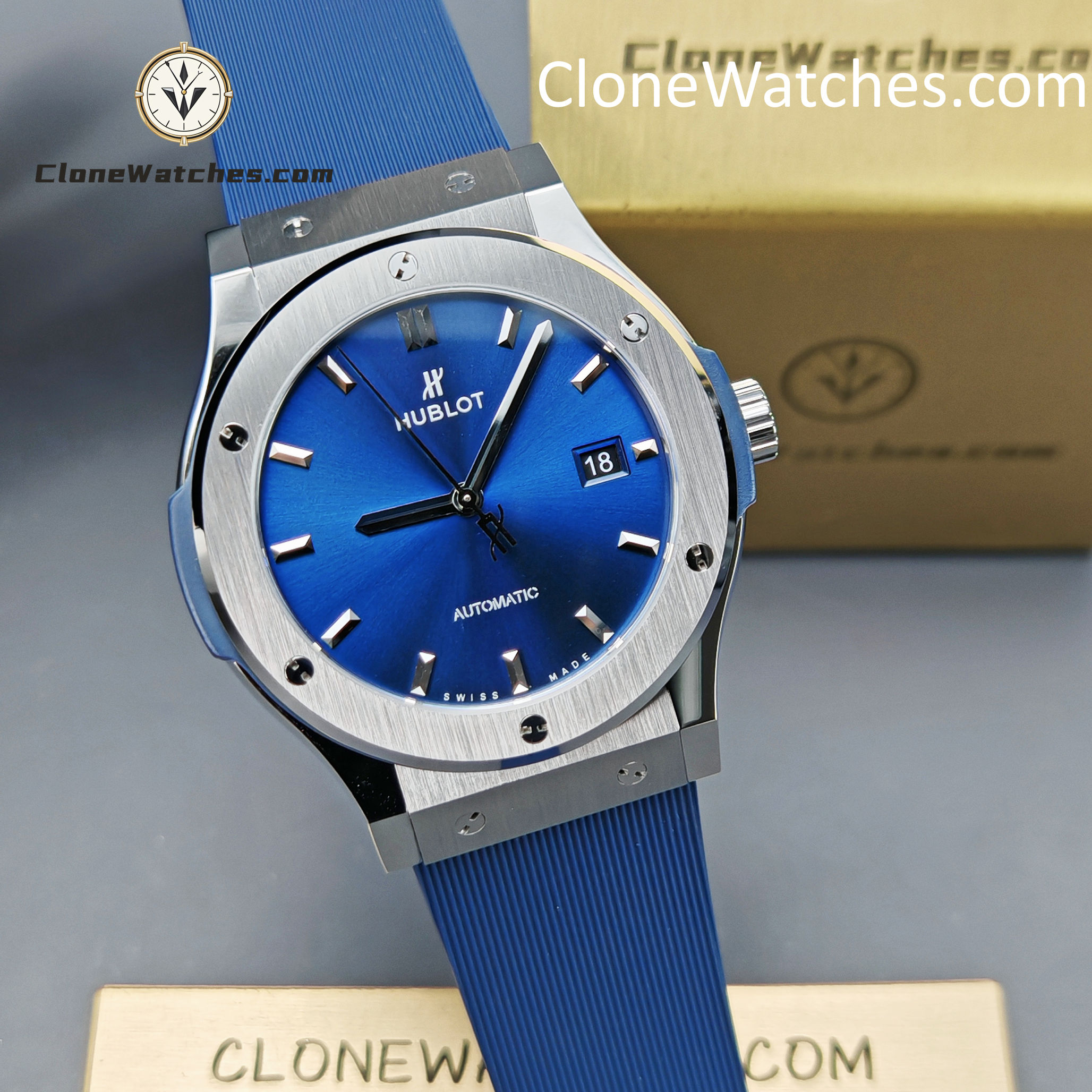 Hublot Super Clone Watches 1:1 Classic Fusion Blue 42MM 542.NX.7170.RX
