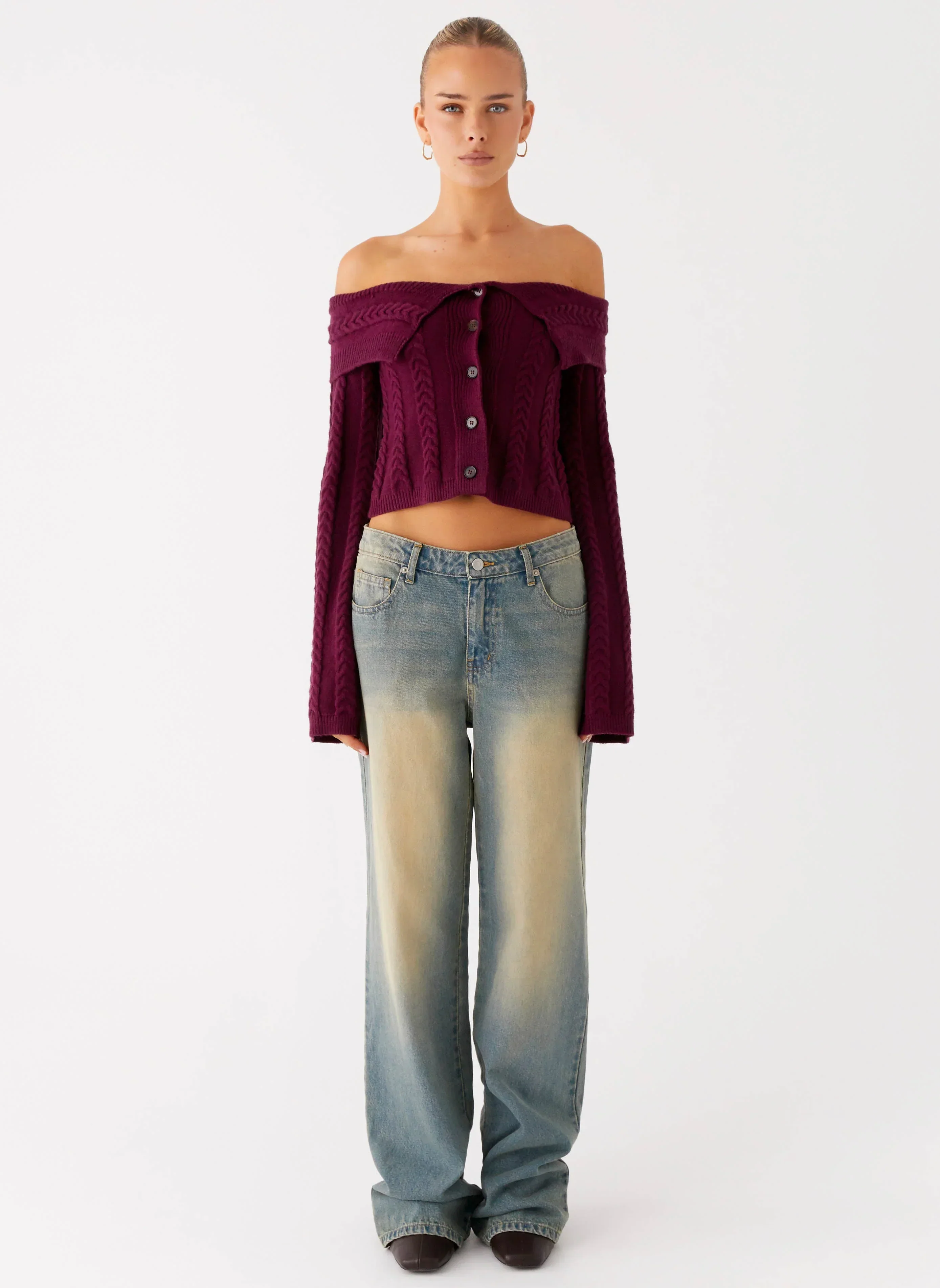 San Diego Straight Leg Denim Jeans - Blue Wash