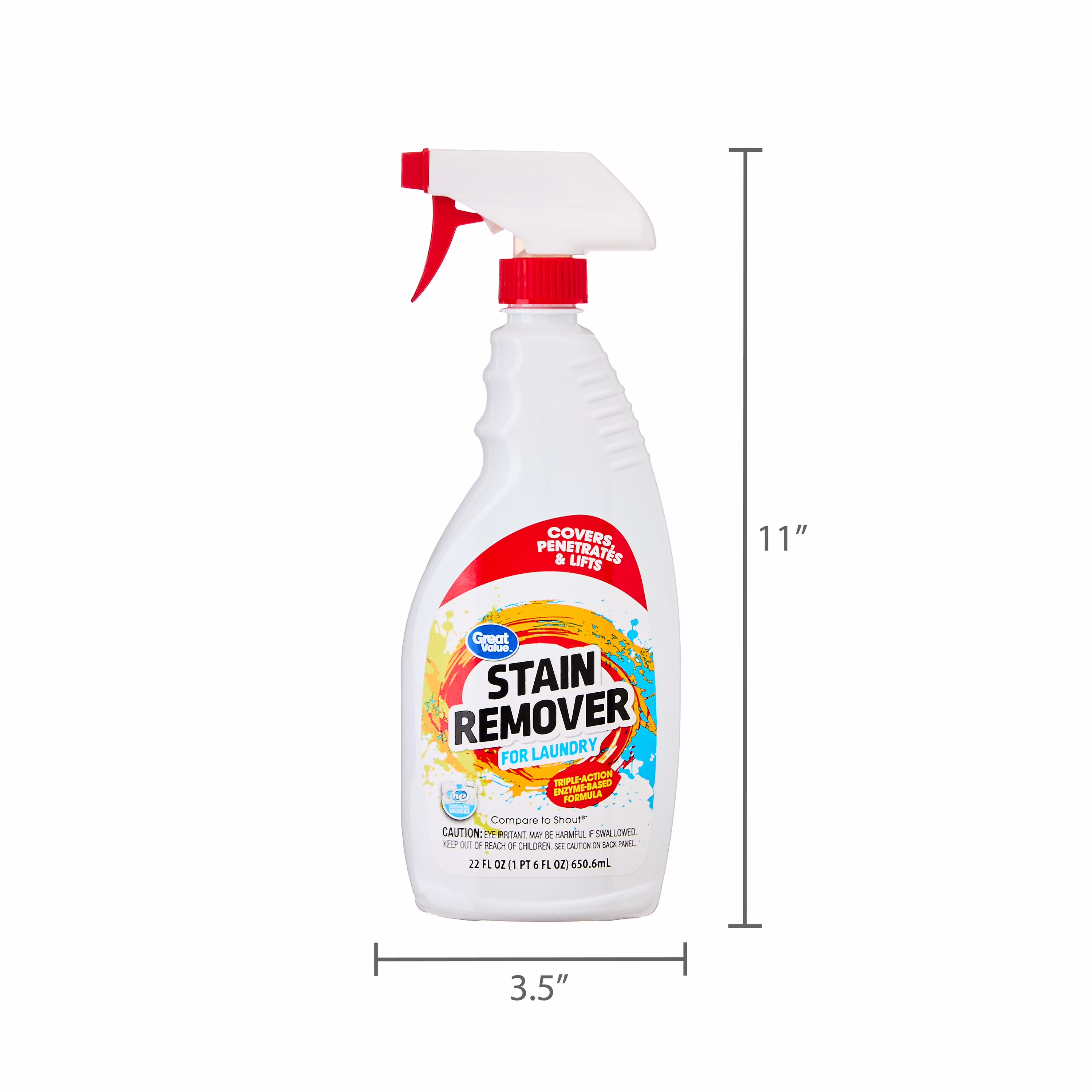 Great Value Laundry Stain Remover Spray, 22 fl oz