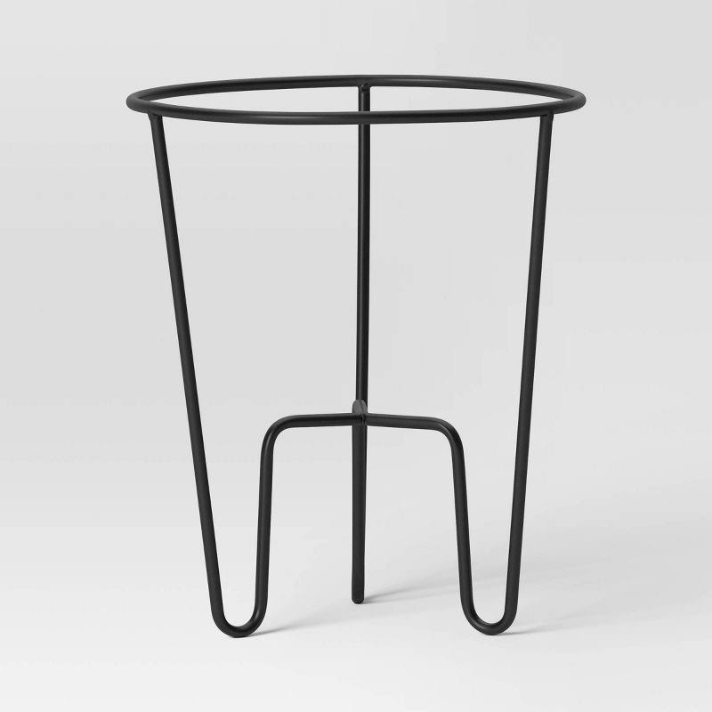 Iron Indoor Outdoor Plant Stand Black 12.5"x12.5"x14.5" - Room Essentials