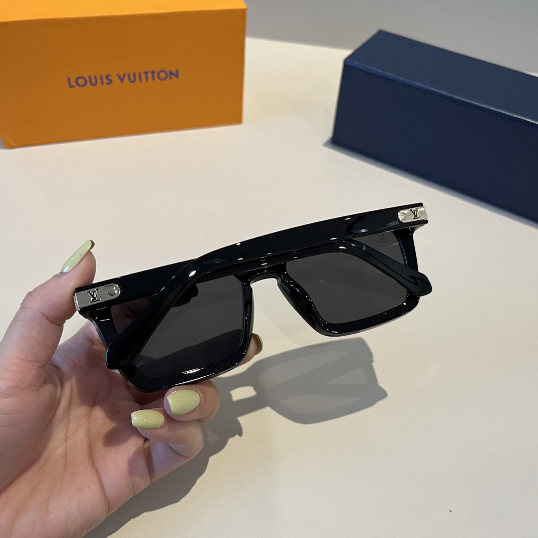 LV Louis Vuitton sunglasses, face-shaping sunglasses