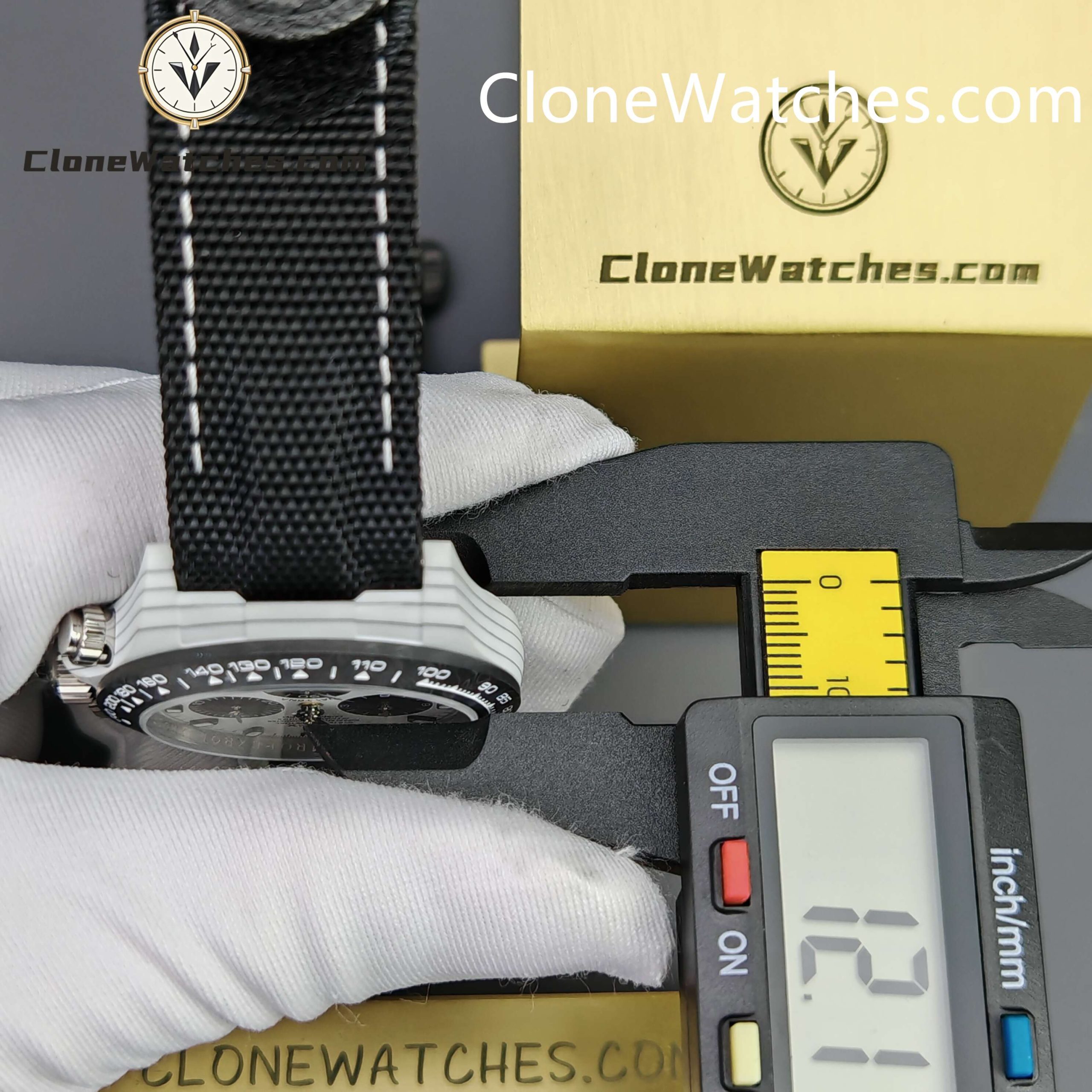 Modified Super Clone Watches 1:1 DiW Rolex Daytona IRBIS Quartz Fiber 41MM