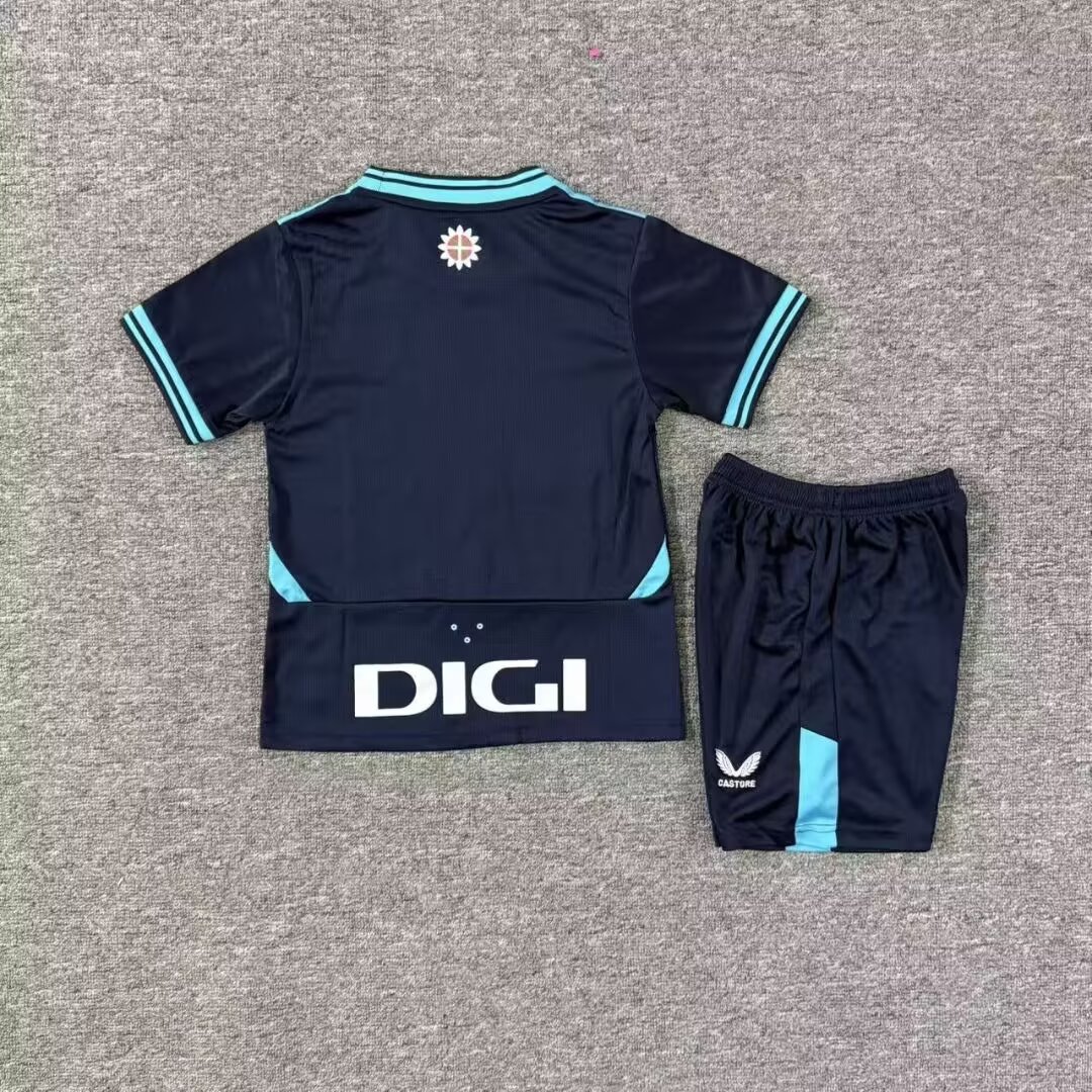 2025-26 Athletic Bilbao Away Match Children's Jersey Set - Fans Edition