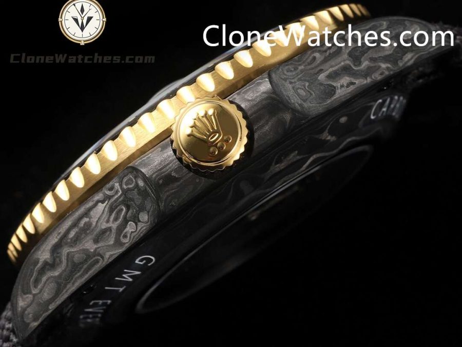 Modified Super Clone Watches 1:1 DIW Rolex GMT Master II “GOLDEN SPEEDSTER GREEN HAND” 3285 Movement
