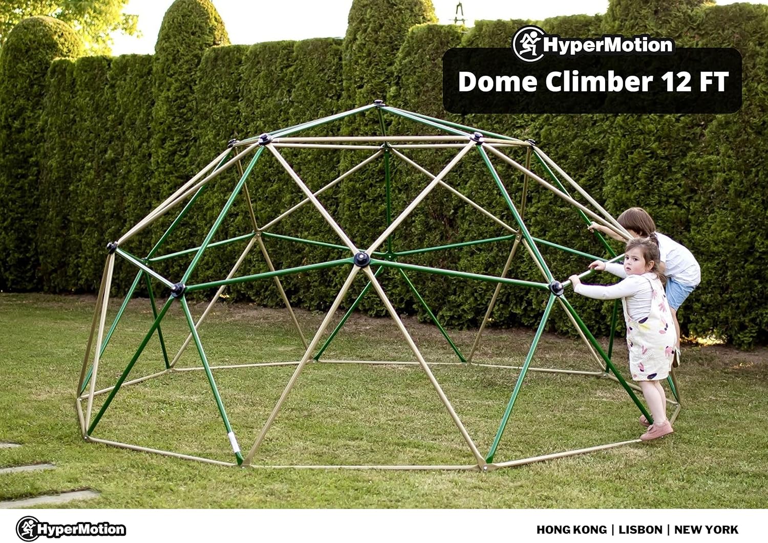 Dôme escalade extérieur enfants diamètre 3,7 m charge 350 kg