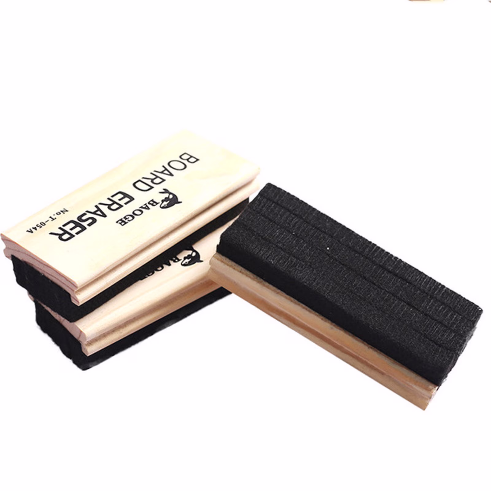 ZOURIH Chalkboard Eraser 1 Pack Wooden Dustless Blackboard Eraser Cleaner