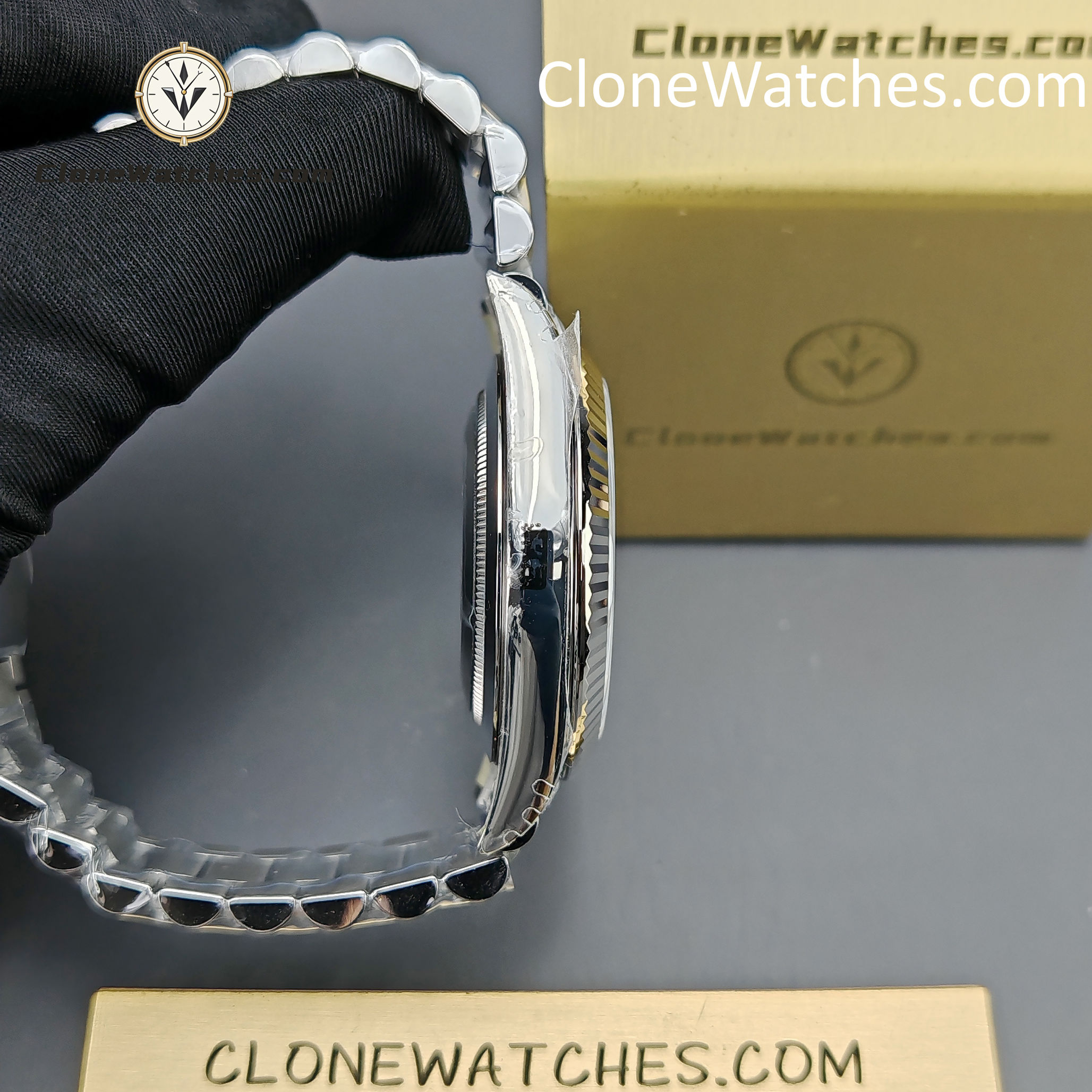 Rolex Super Clone Watches 1:1 Day Date Blue Dial 40mm m228239-0007 VSF Version 3255 Movement