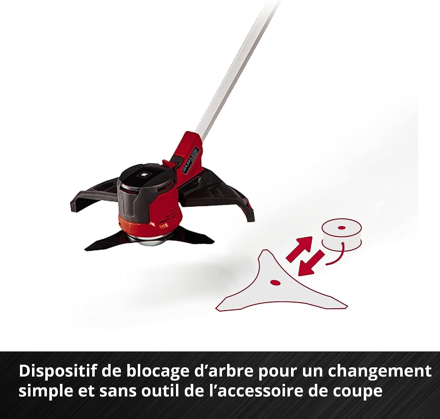 Débroussailleuse sans fil 36 V 6400 tr min sans batterie ni chargeur