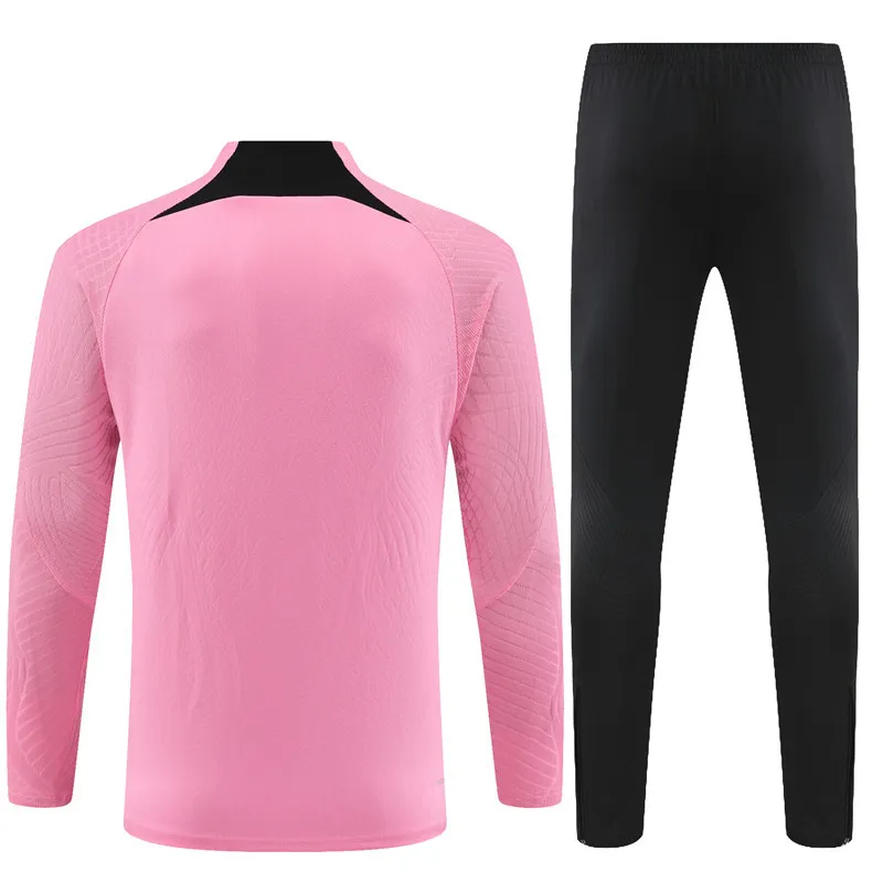 2023/24 Paris pink player version half-pull training uniform