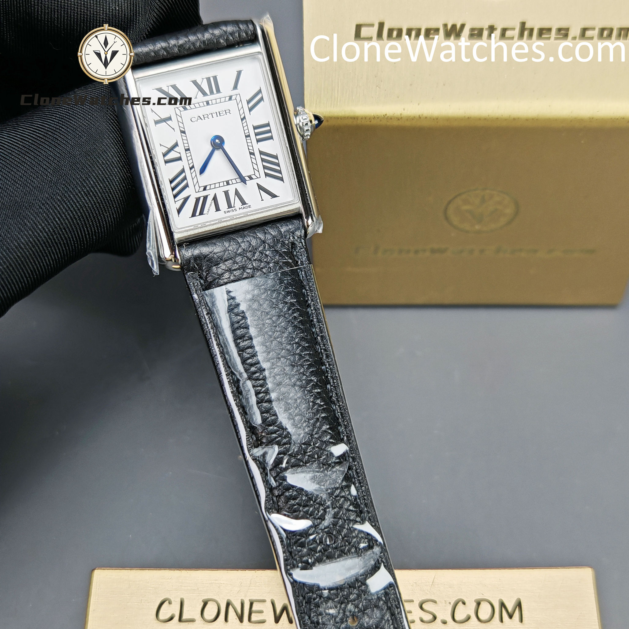 Cartier Super Clone Watches 1:1 Tank quartz movement 33.7*25.5MM WSTA0120
