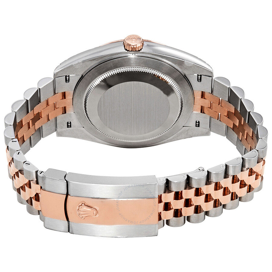 Rolex Datejust 41 Slate Dial Automatic Men s Steel and 18k Everose Gold Jubilee Watch 126331GYRJ（Lifetime free warranty+90-days replacement service & Refund!.）