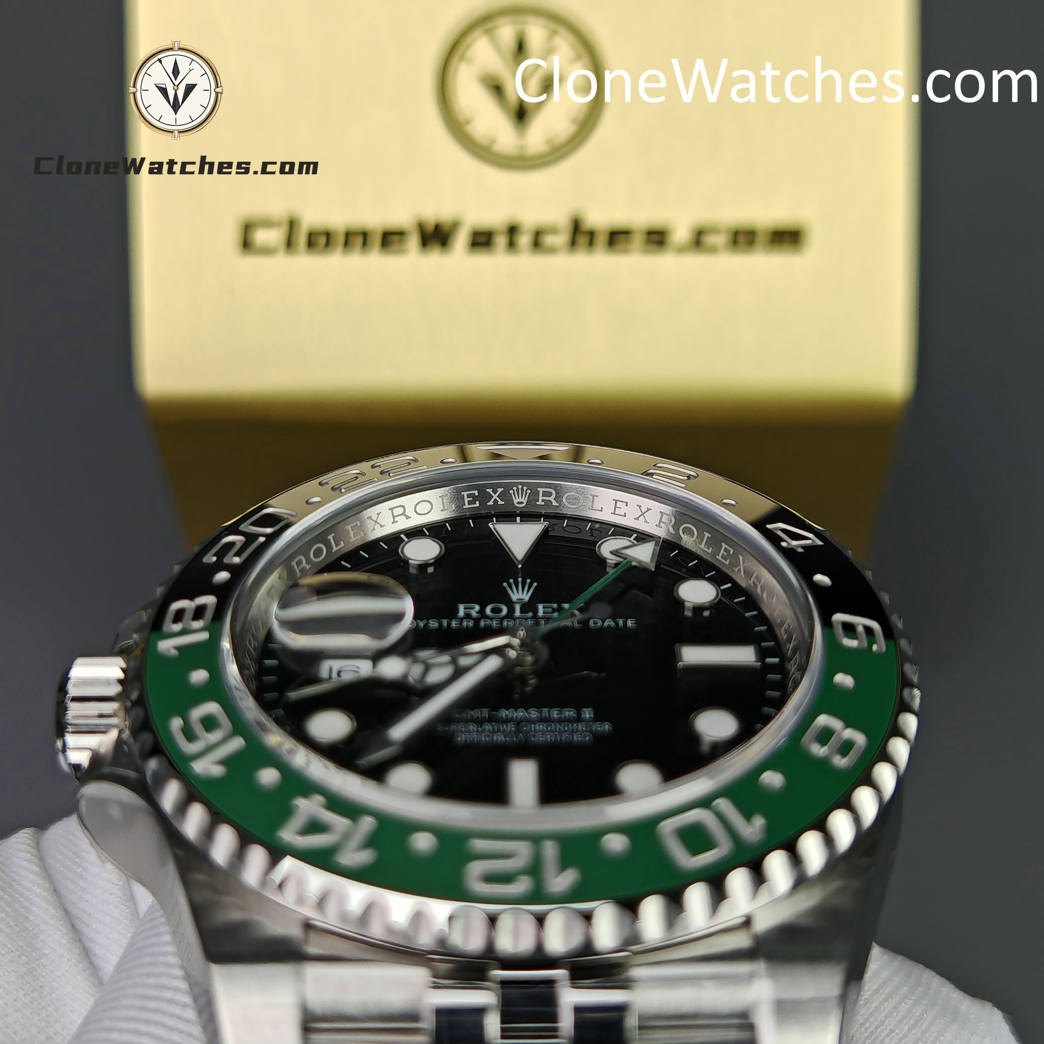 Rolex Super Clone Watches 1:1 Sprite GMT Master II m126720vtnr-0002 Jubilee 3285 Movement