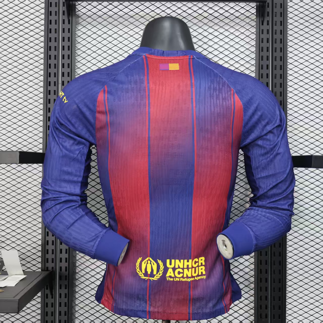 2025-26 Barcelona Home Long Sleeve Jersey - Player Edition