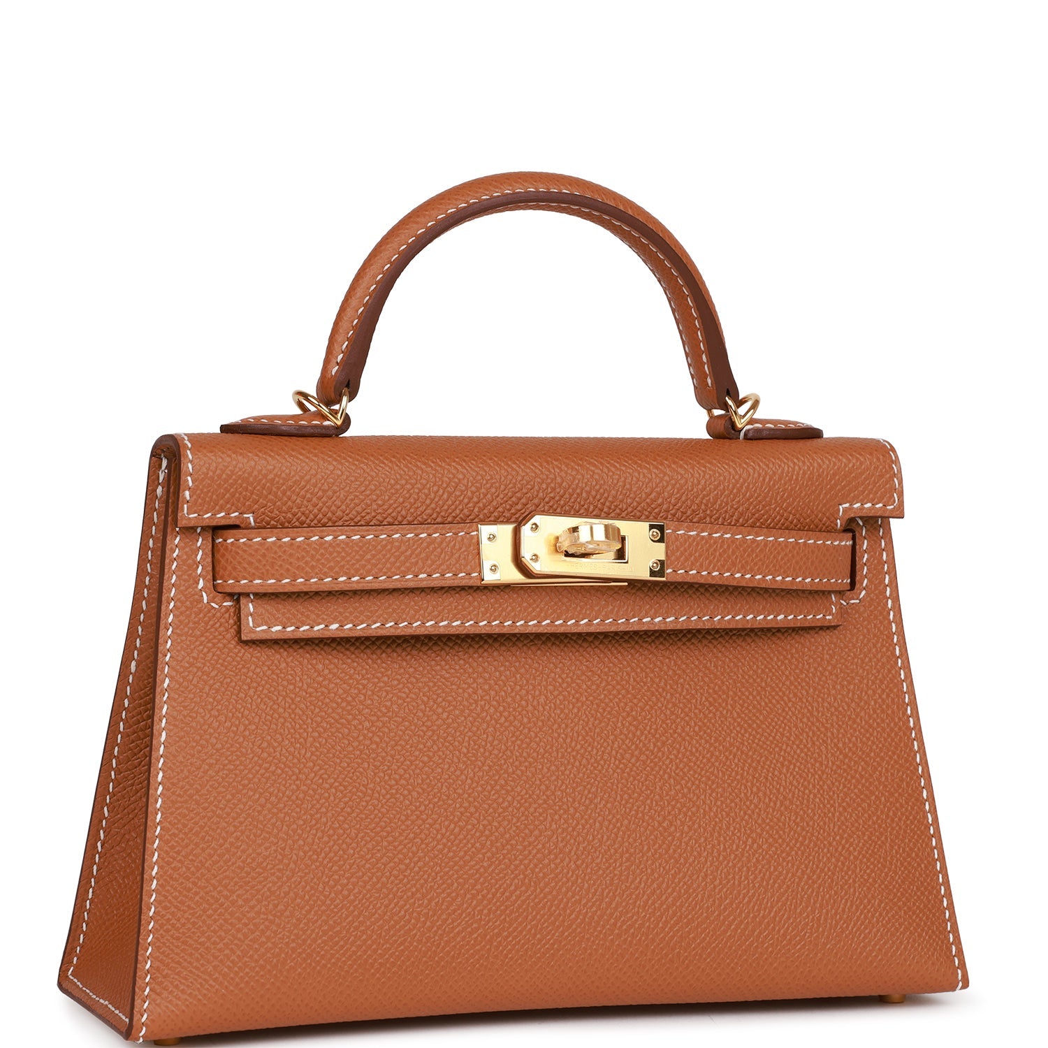 Hermes Kelly Sellier 20 Gold Epsom Gold Hardware